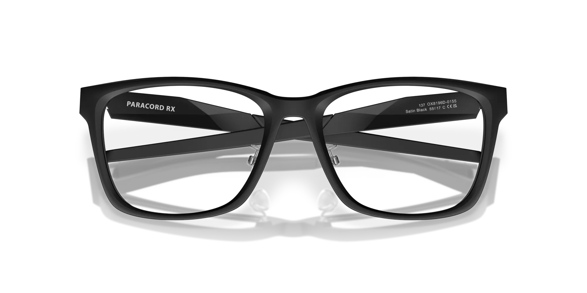 Oakley OX8196D PARACORD RX 819601 Montature da vista O_Matter Nero Squadrata Normale - immagine 2