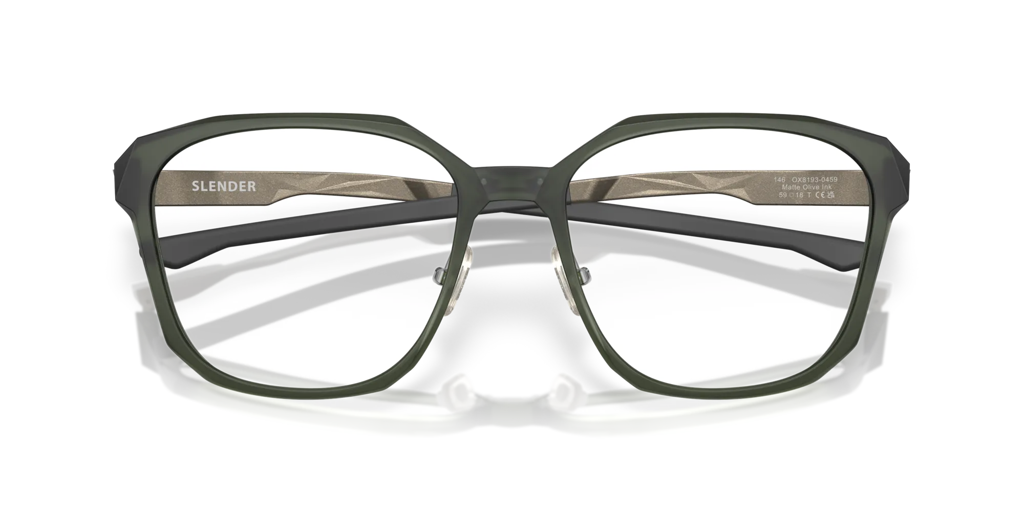 Oakley OX8193 SLENDER 819304 Montature da vista O_Matter Verde Squadrata Normale - immagine 2