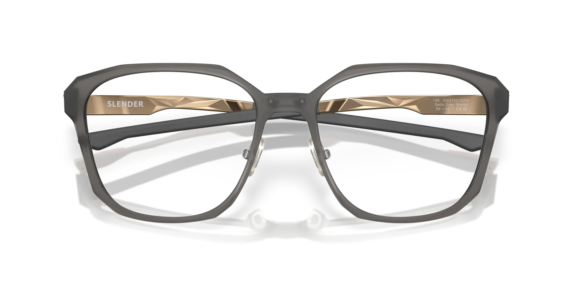 Oakley OX8193 SLENDER 819302 Montature da vista O_Matter Grigio Squadrata Normale - immagine 2