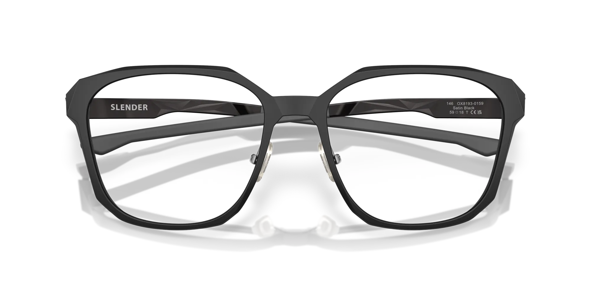 Oakley OX8193 SLENDER 819301 Montature da vista O_Matter Nero Squadrata Normale - immagine 2