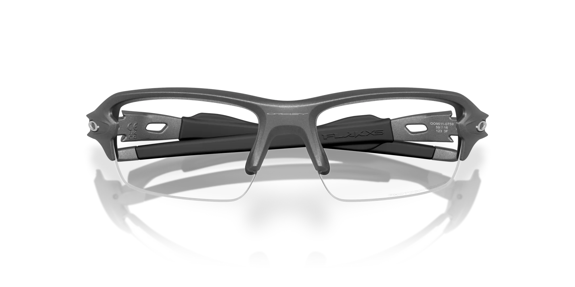 Oakley OO9511 FLAK 2.0 S 951107 Occhiali da sole O_Matter Grigio Grigio Squadrata Fotocromatiche - immagine 2