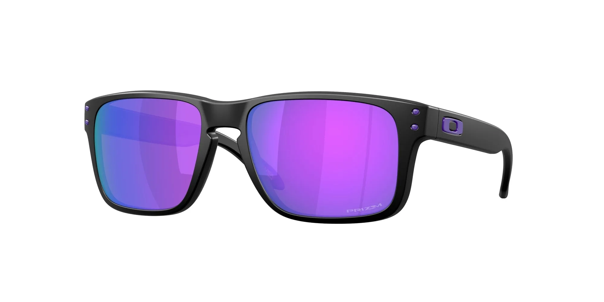 Oakley OO9509 HOLBROOK S 950906 Occhiali da sole O_Matter Nero Viola Squadrata Normale - immagine 1