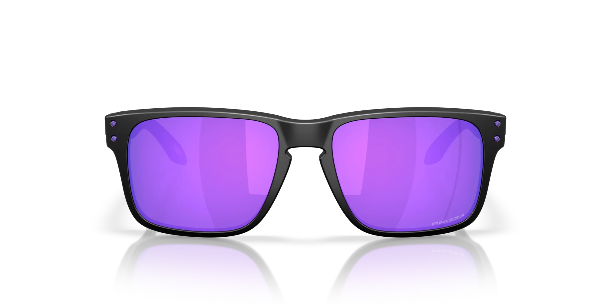 Oakley OO9509 HOLBROOK S 950906 Occhiali da sole O_Matter Nero Viola Squadrata Normale - immagine 3