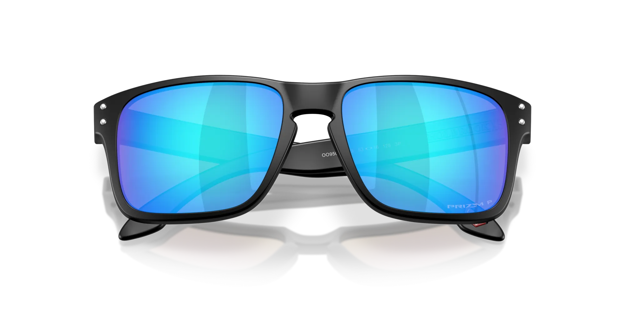 Oakley OO9509 HOLBROOK S 950904 Occhiali da sole O_Matter Nero Blu Squadrata Polarizzata - immagine 2