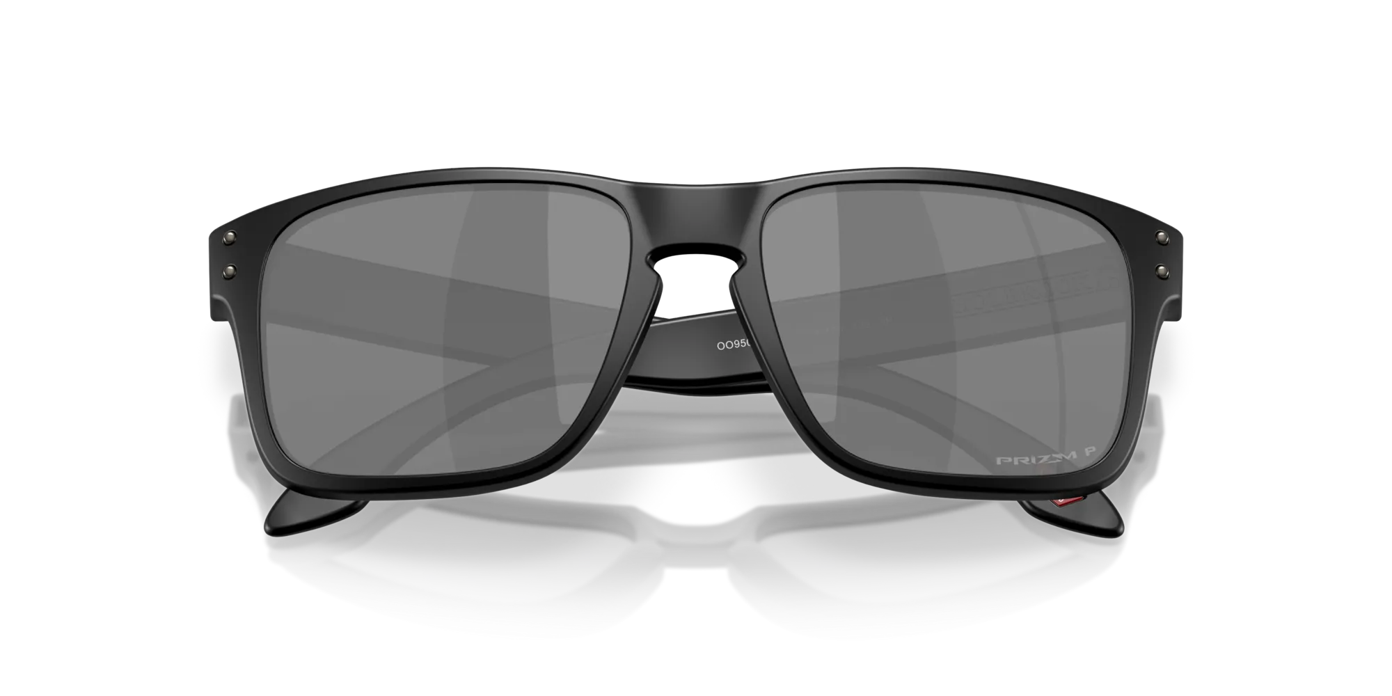 Oakley OO9509 HOLBROOK S 950901 Occhiali da sole O_Matter Nero Grigio Squadrata Polarizzata - immagine 2