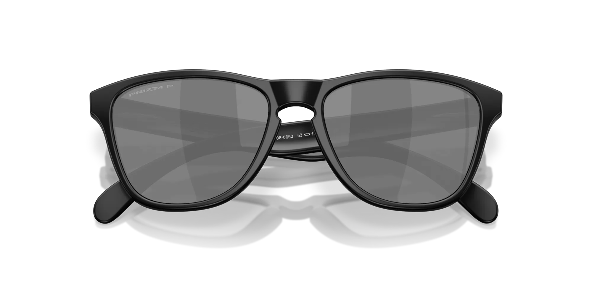 Oakley OO9508 FROGSKINS S 950806 Occhiali da sole O_Matter Nero Grigio Rotonda Polarizzata - immagine 2