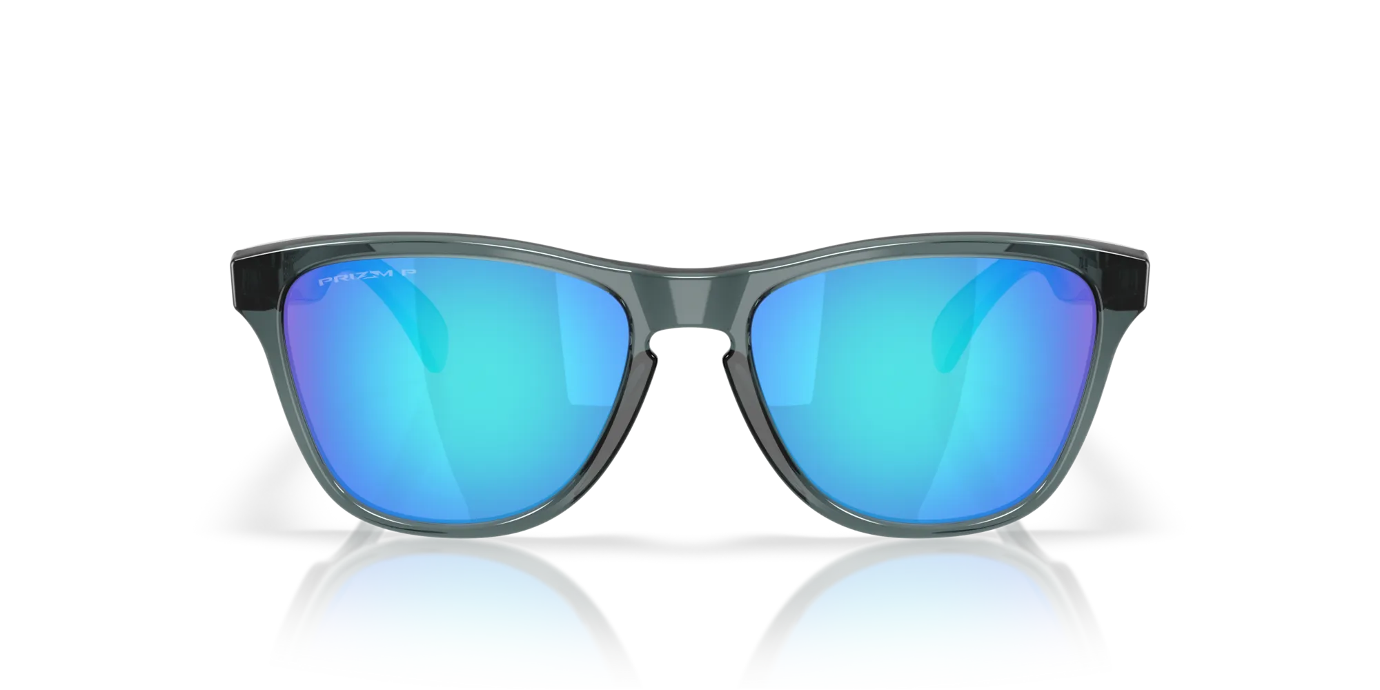 Oakley OO9508 FROGSKINS S 950805 Occhiali da sole O_Matter Nero Blu Rotonda Polarizzata - immagine 3