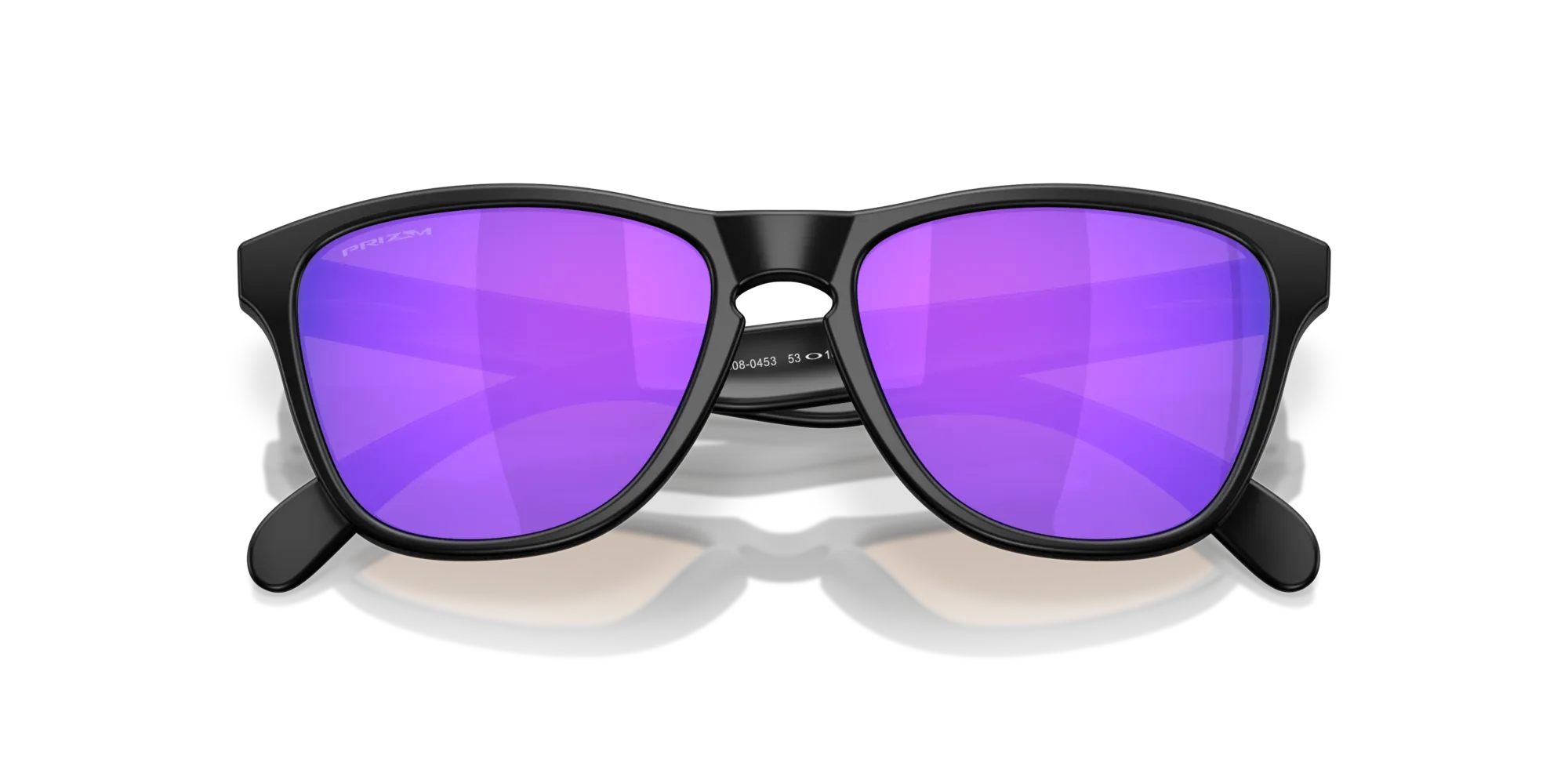 Oakley OO9508 FROGSKINS S 950804 Occhiali da sole O_Matter Nero Viola Rotonda Normale - immagine 2