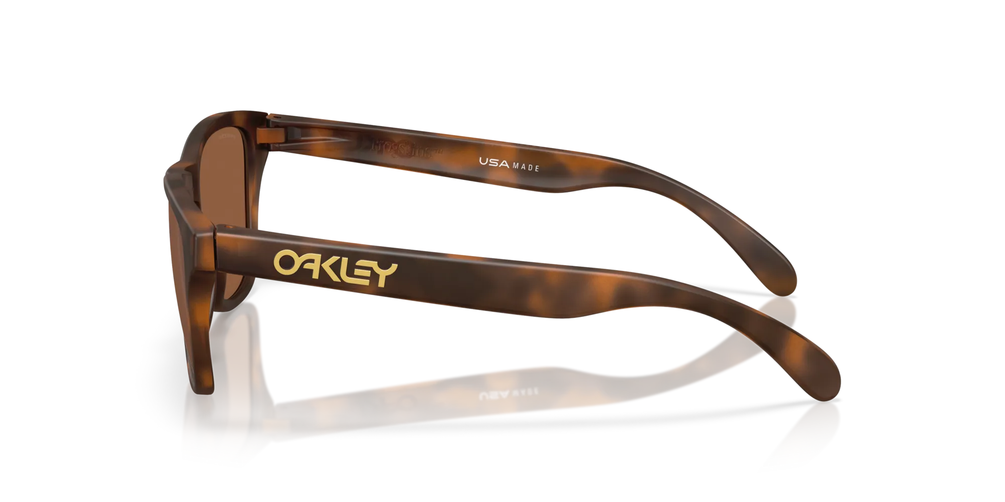 Oakley OO9508 FROGSKINS S 950803 Occhiali da sole O_Matter Tartaruga Marrone Rotonda Normale - immagine 4