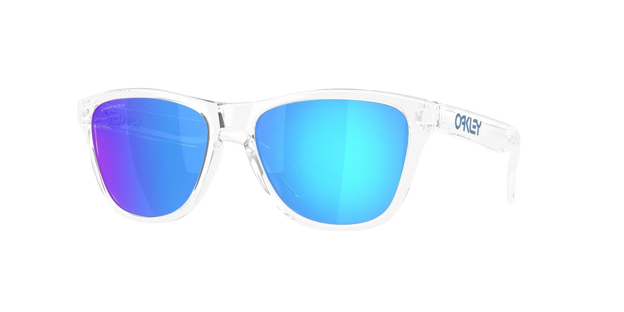 Oakley OO9508 FROGSKINS S 950801 Occhiali da sole O_Matter Trasparente Blu Rotonda Normale - immagine 1