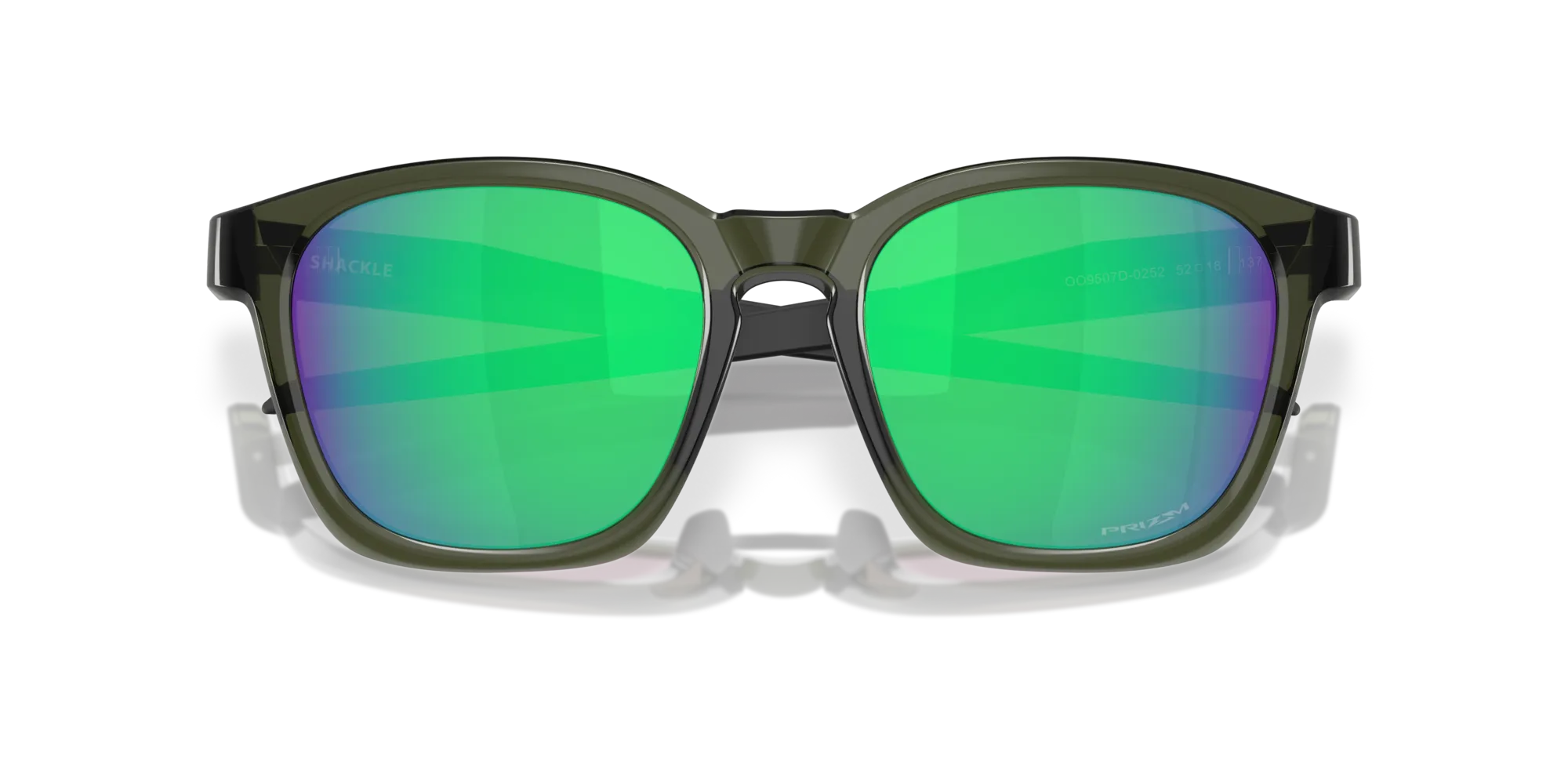 Oakley OO9507D SHACKLE 950702 Occhiali da sole O_Matter Verde Verde Squadrata Normale - immagine 2