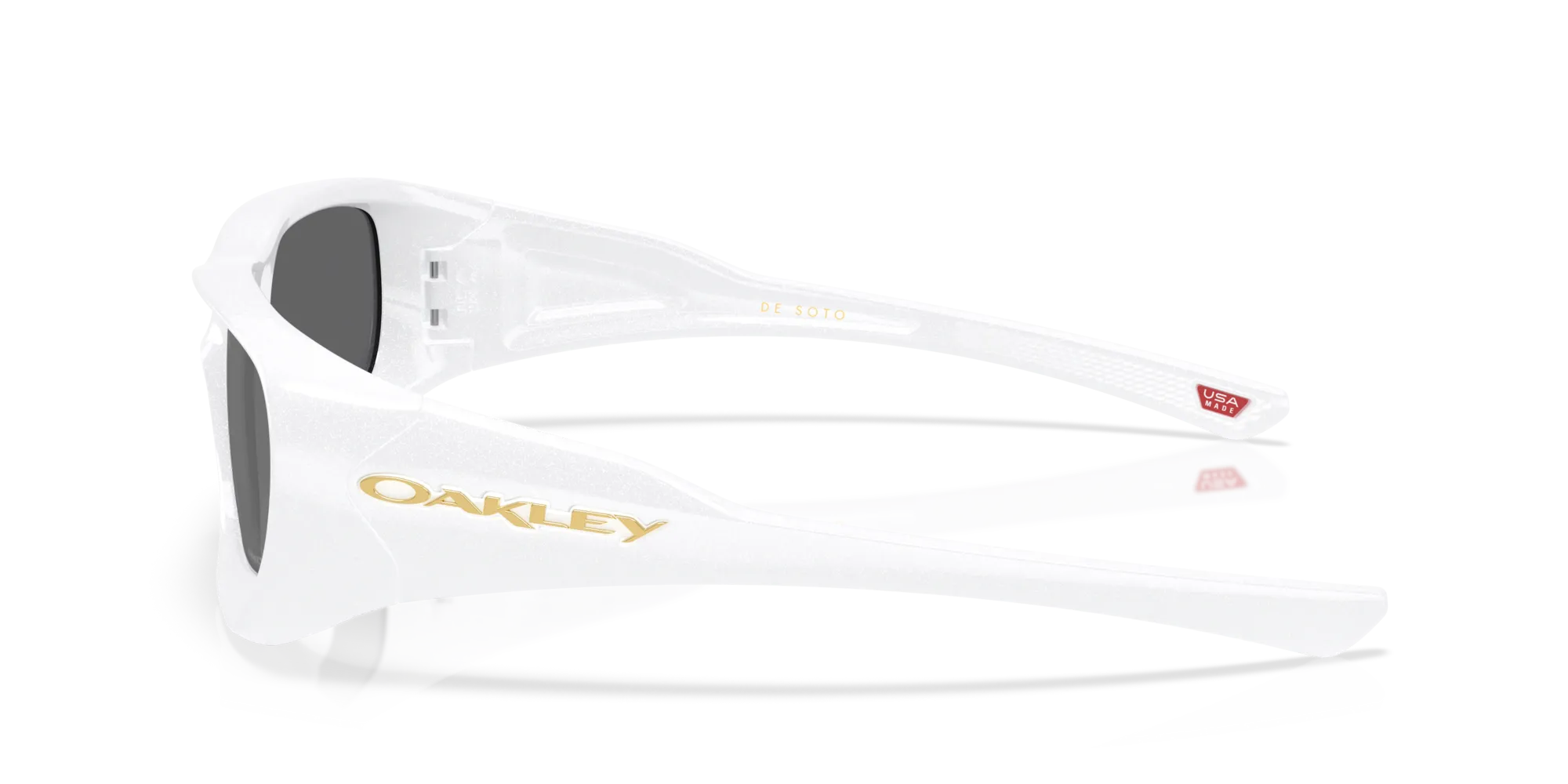 Oakley OO9494 DE SOTO 949402 Occhiali da sole O_Matter Bianco Grigio Squadrata Normale - immagine 4