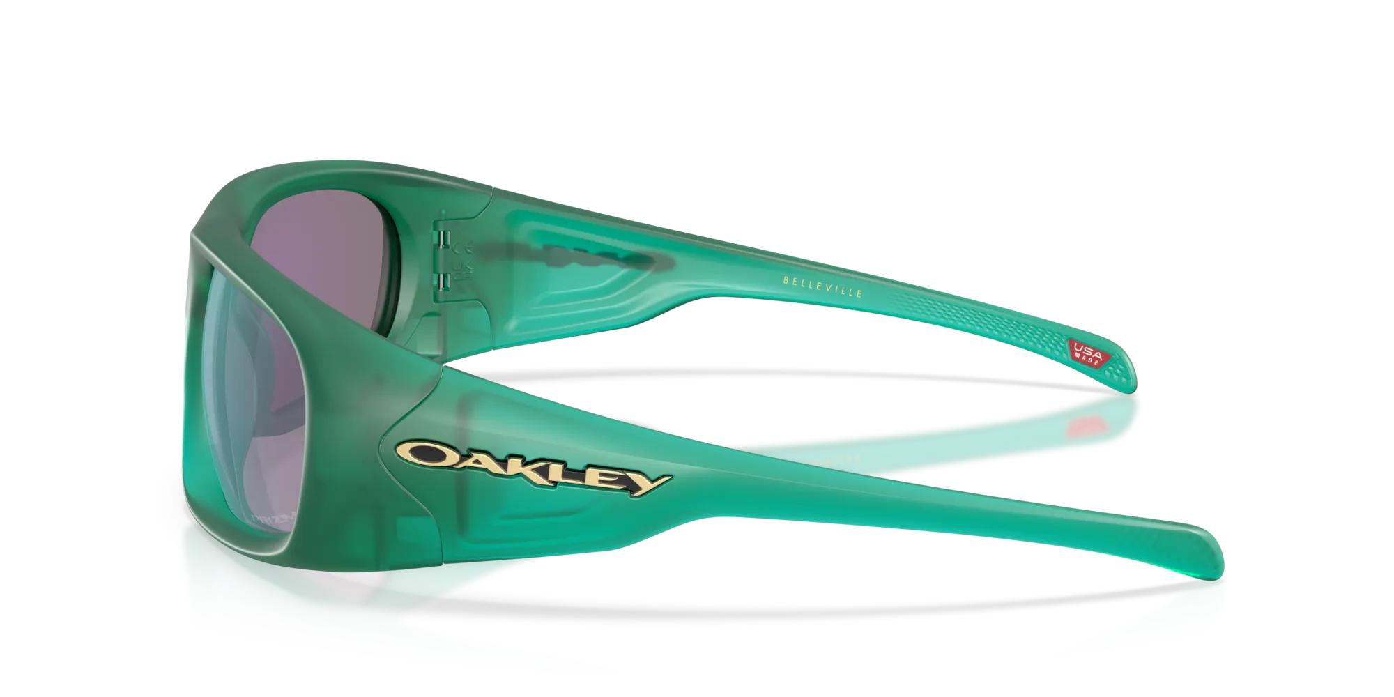 Oakley OO9491 BELLEVILLE 949104 Occhiali da sole O_Matter Verde Verde Squadrata Normale - immagine 4