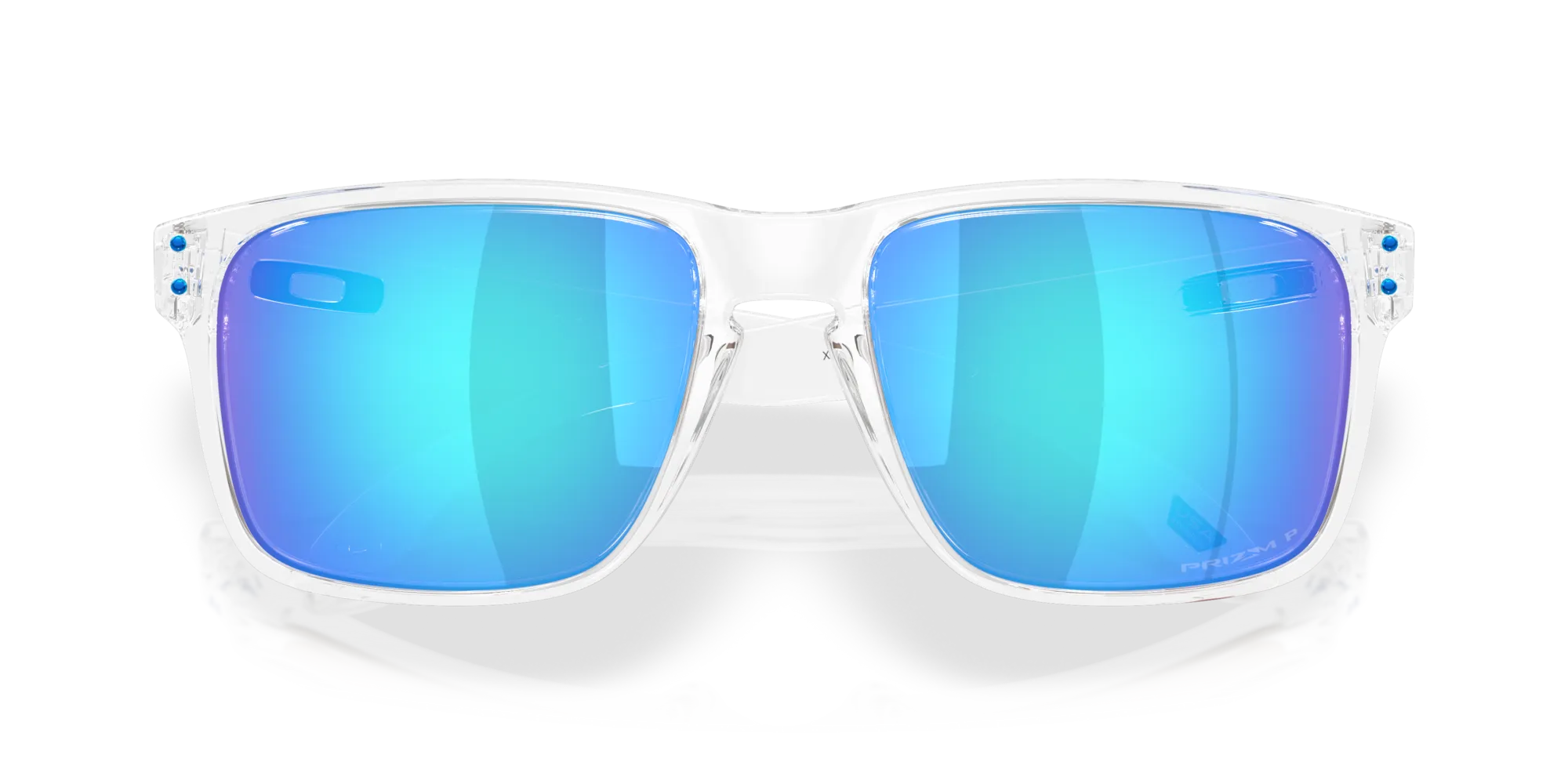 Oakley OO9487 HOLBROOK XXL 948707 Occhiali da sole O_Matter Trasparente Blu Squadrata Polarizzata - immagine 2