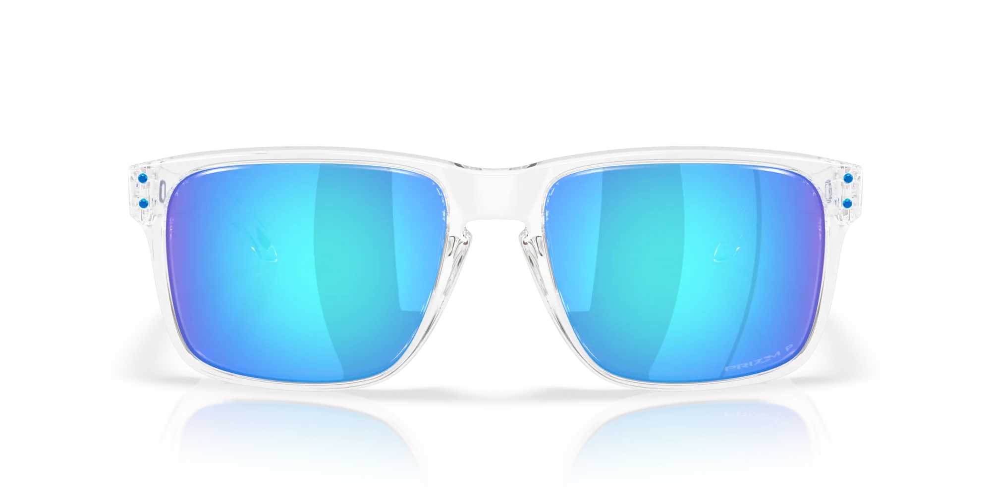 Oakley OO9487 HOLBROOK XXL 948707 Occhiali da sole O_Matter Trasparente Blu Squadrata Polarizzata - immagine 3