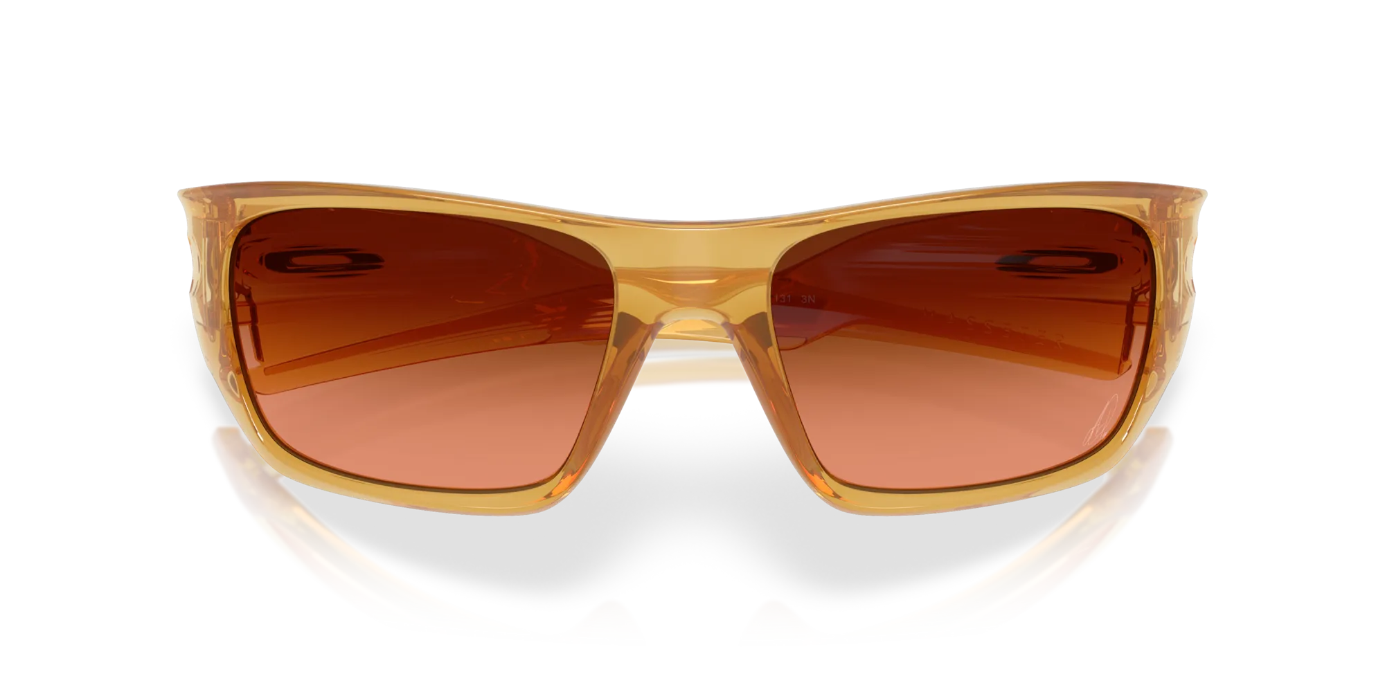 Oakley OO9486 MASSETER 948608 Occhiali da sole O_Matter Giallo Marrone Squadrata Normale Sfumato - immagine 2