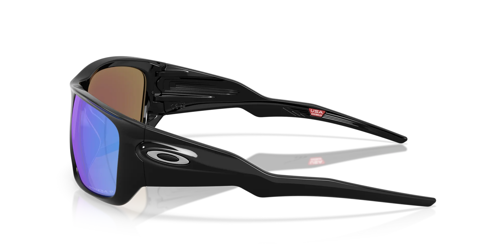 Oakley OO9486 MASSETER 948605 Occhiali da sole O_Matter Nero Blu Squadrata Polarizzata - immagine 4