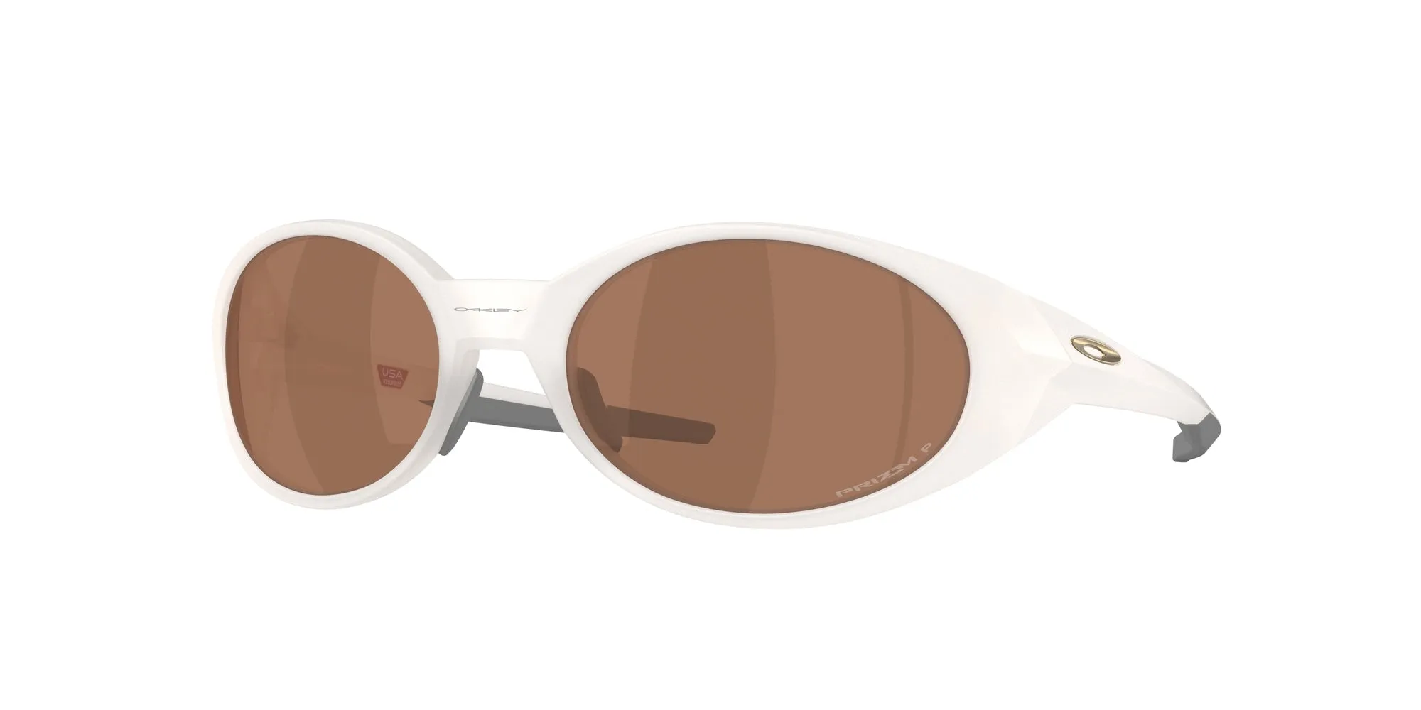 Oakley OO9438 EYEJACKET REDUX 943824 Occhiali da sole O_Matter Bianco Marrone Squadrata Polarizzata - immagine 1