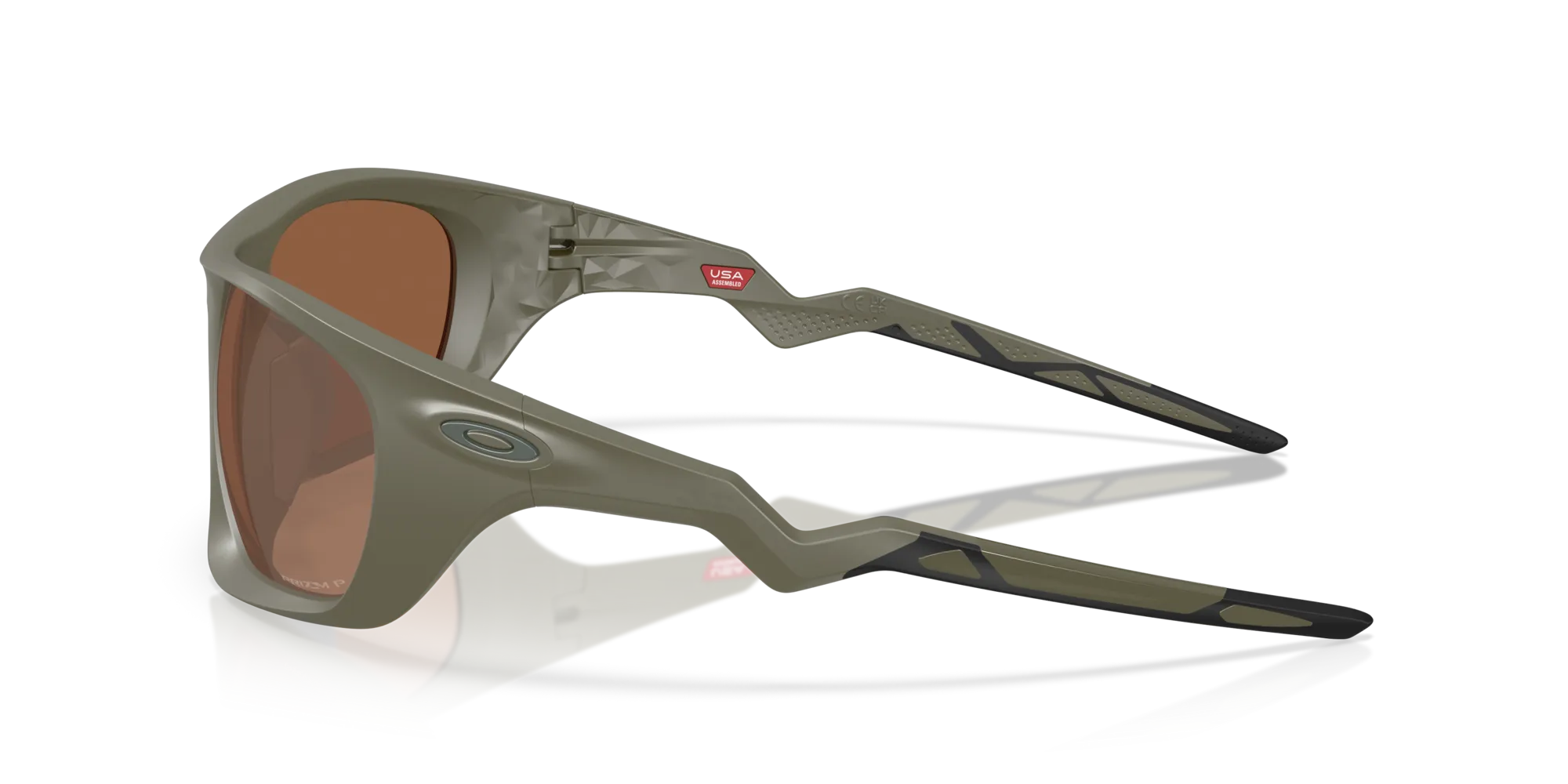 Oakley OO9431 LATERALIS 943111 Occhiali da sole O_Matter Verde Marrone Squadrata Polarizzata - immagine 4