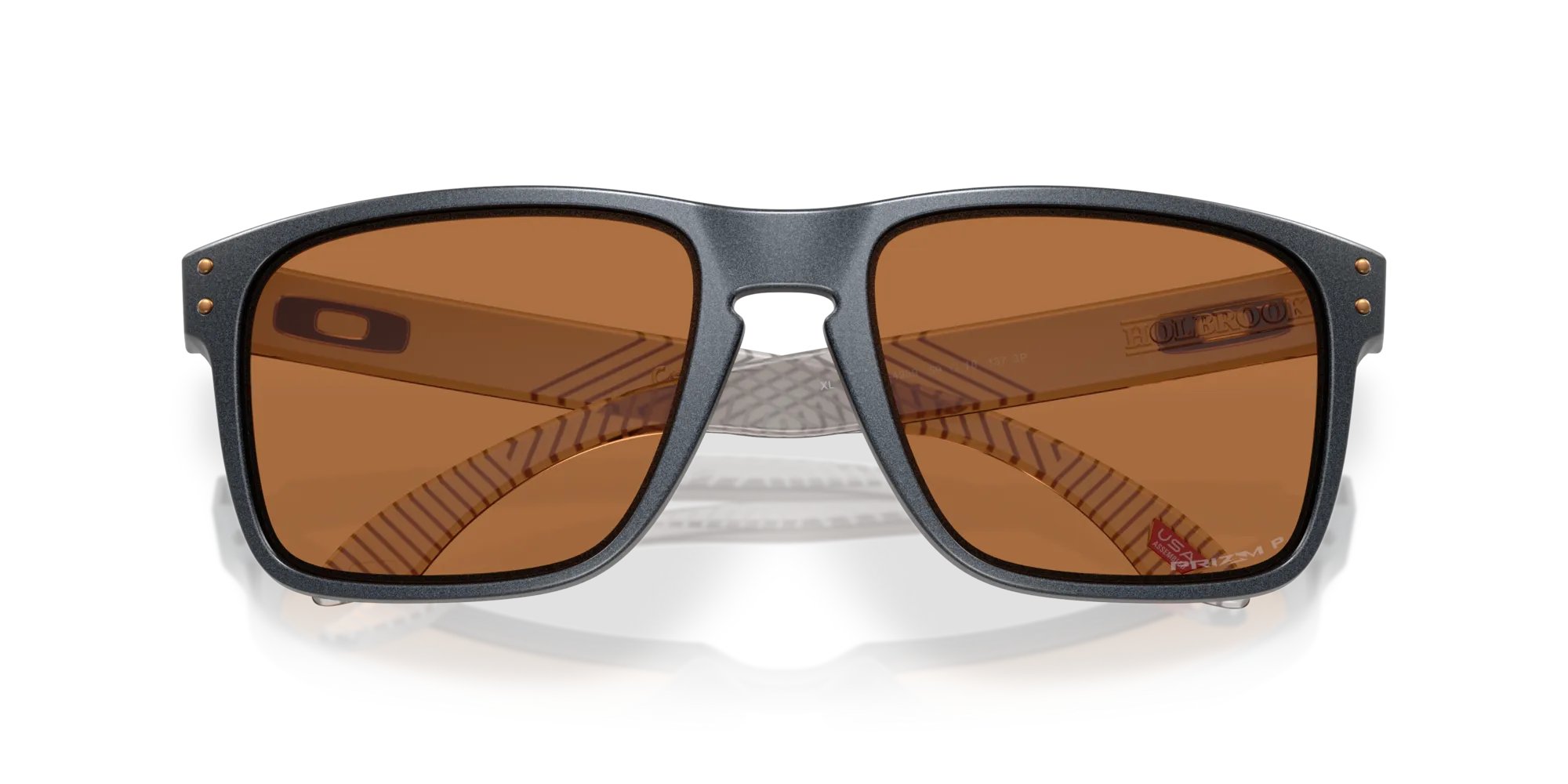 Oakley OO9417 HOLBROOK XL 941749 Occhiali da sole O_Matter Grigio Bronzo Squadrata Polarizzata - immagine 2