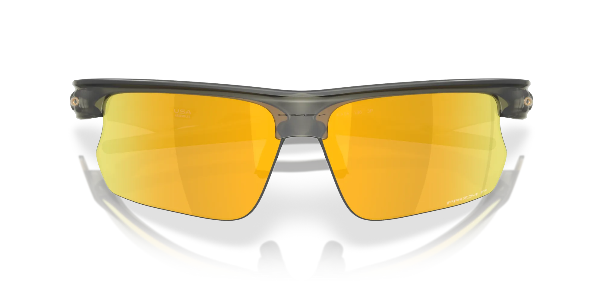 Oakley OO9400 BISPHAERA 940020 Occhiali da sole O_Matter Verde Oro Squadrata Polarizzata - immagine 2