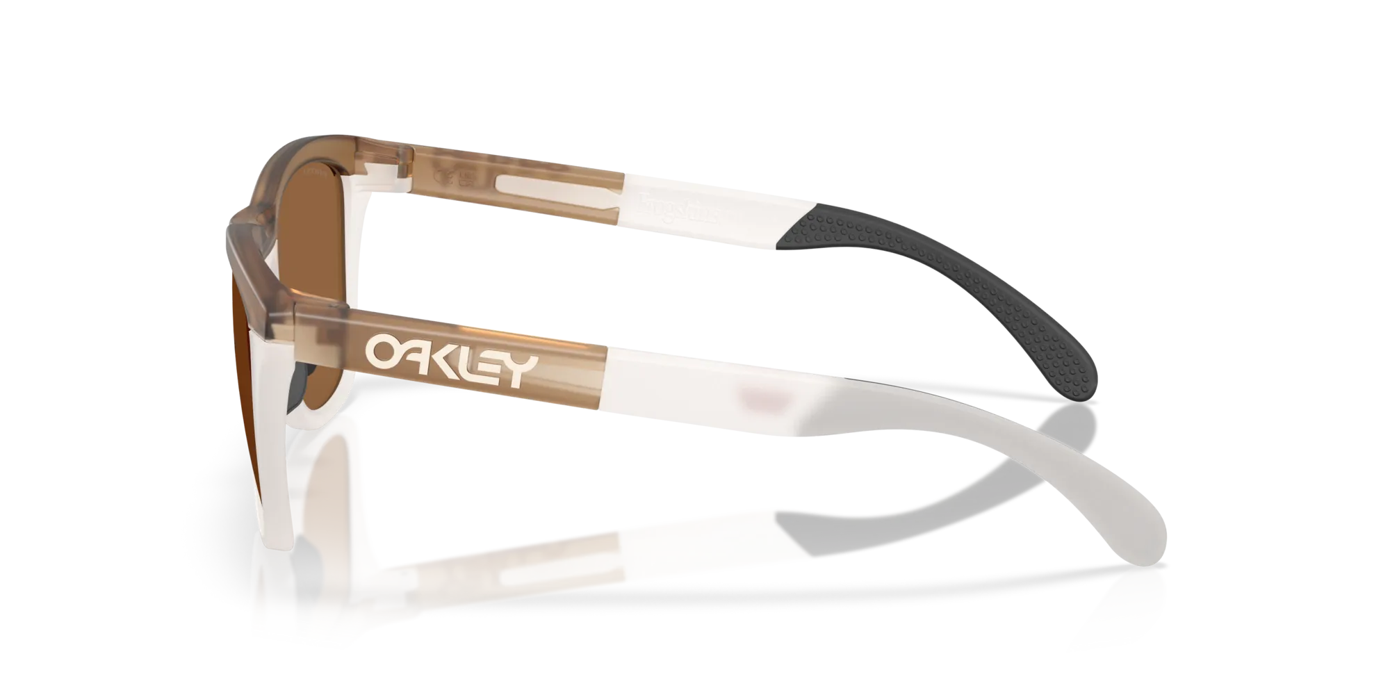 Oakley OO9284 FROGSKINS RANGE 928420 Occhiali da sole O_Matter Beige Bronzo Rotonda Normale - immagine 4