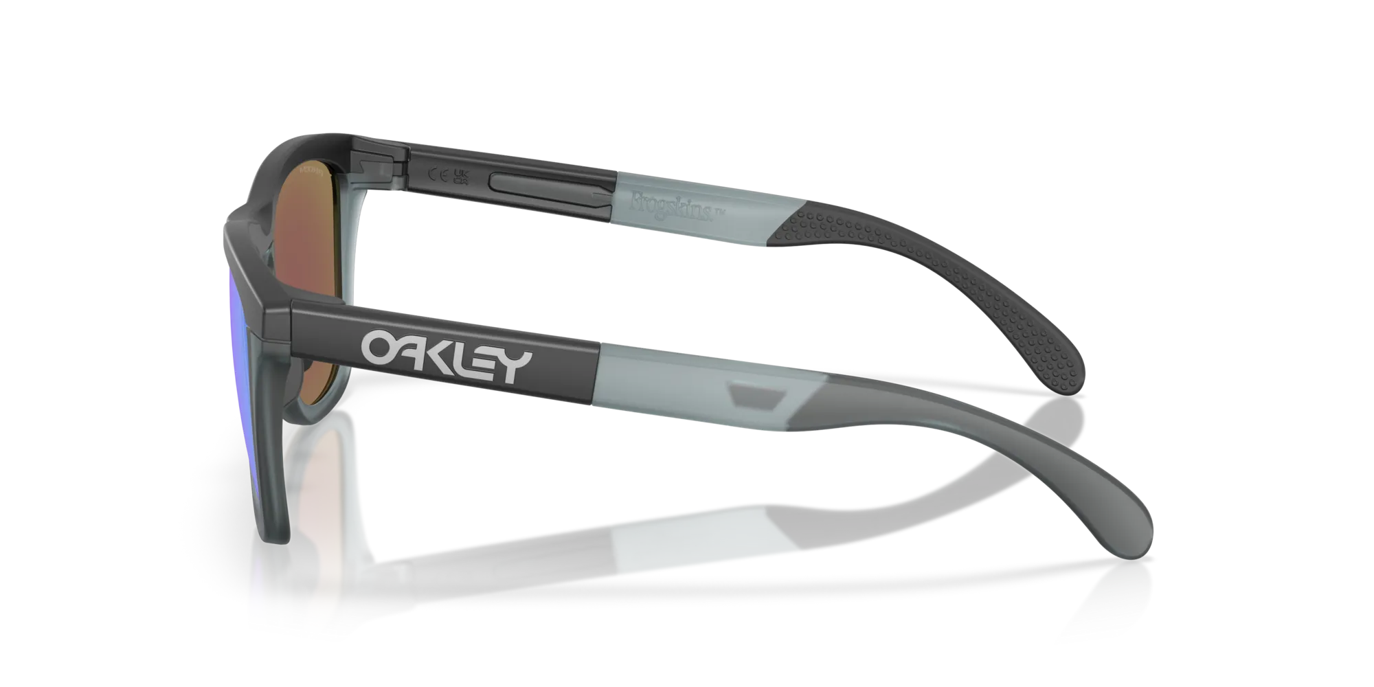 Oakley OO9284 FROGSKINS RANGE 928419 Occhiali da sole O_Matter Nero Blu Rotonda Normale - immagine 4