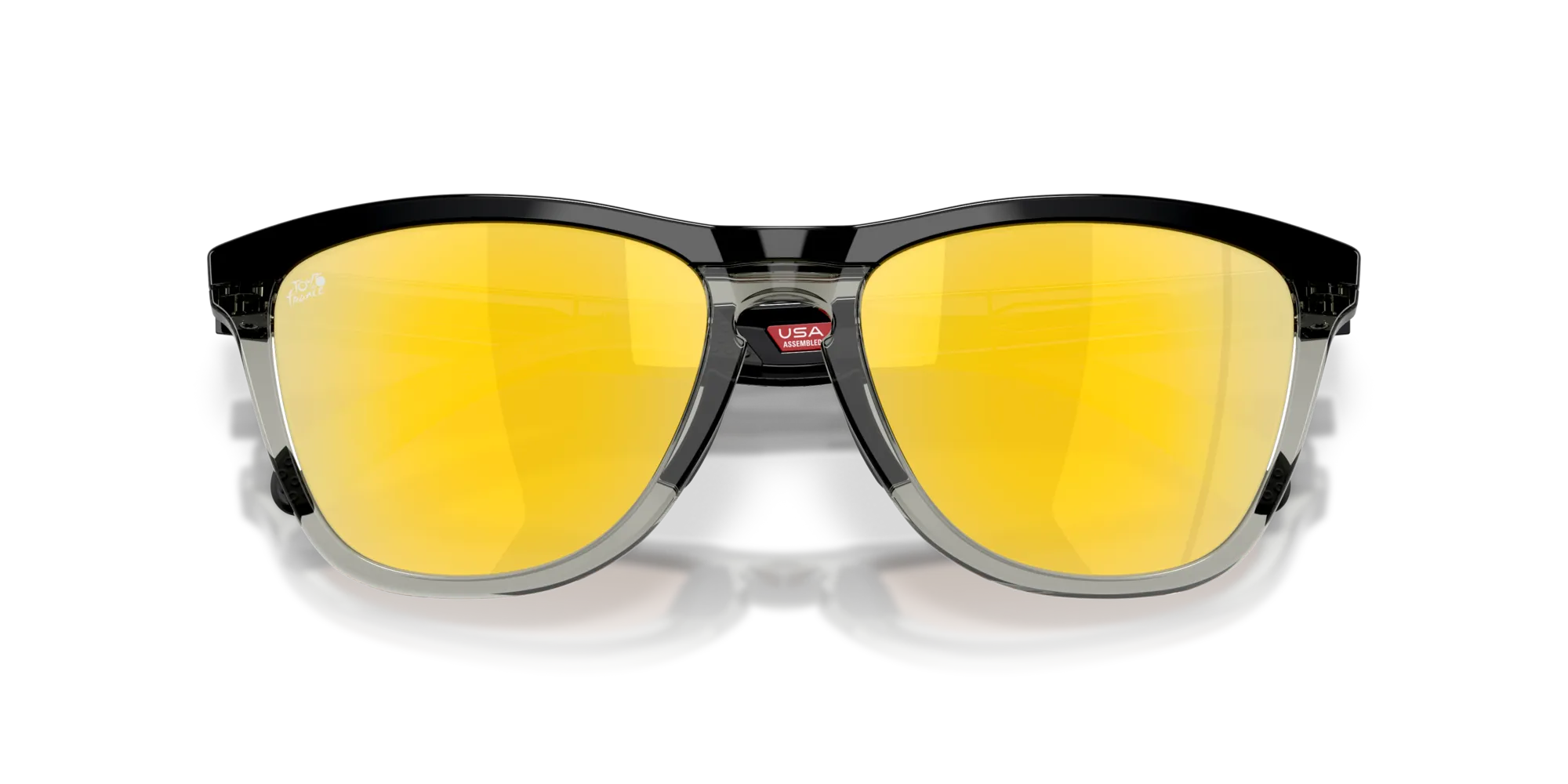 Oakley OO9284 FROGSKINS RANGE 928418 Occhiali da sole O_Matter Nero Oro Rotonda Polarizzata - immagine 2