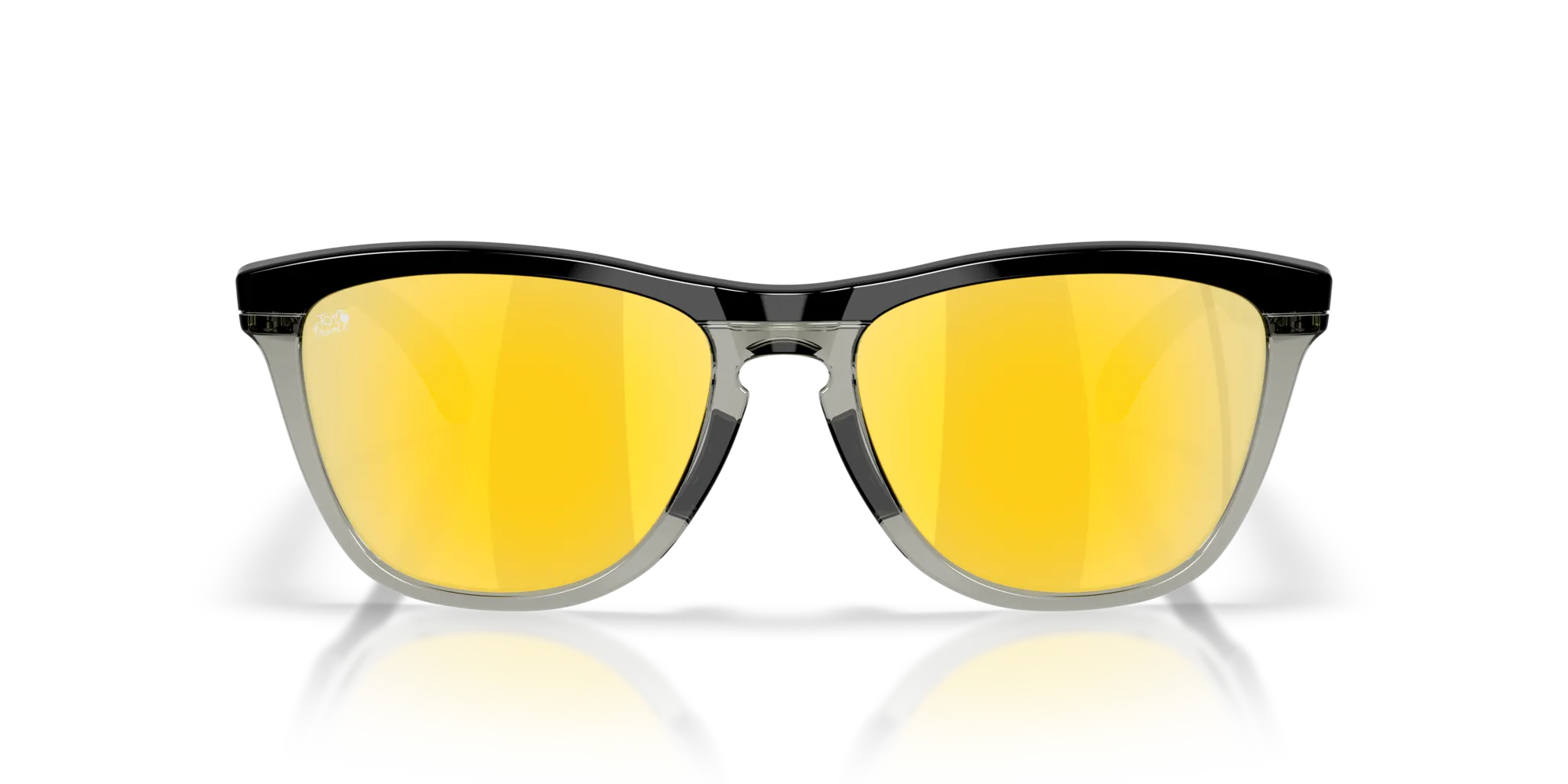 Oakley OO9284 FROGSKINS RANGE 928418 Occhiali da sole O_Matter Nero Oro Rotonda Polarizzata - immagine 3