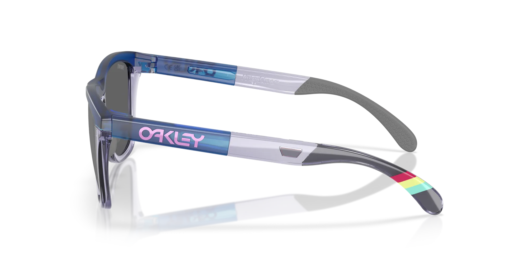 Oakley OO9284 FROGSKINS RANGE 928416 Occhiali da sole O_Matter Blu Grigio Rotonda Normale - immagine 4