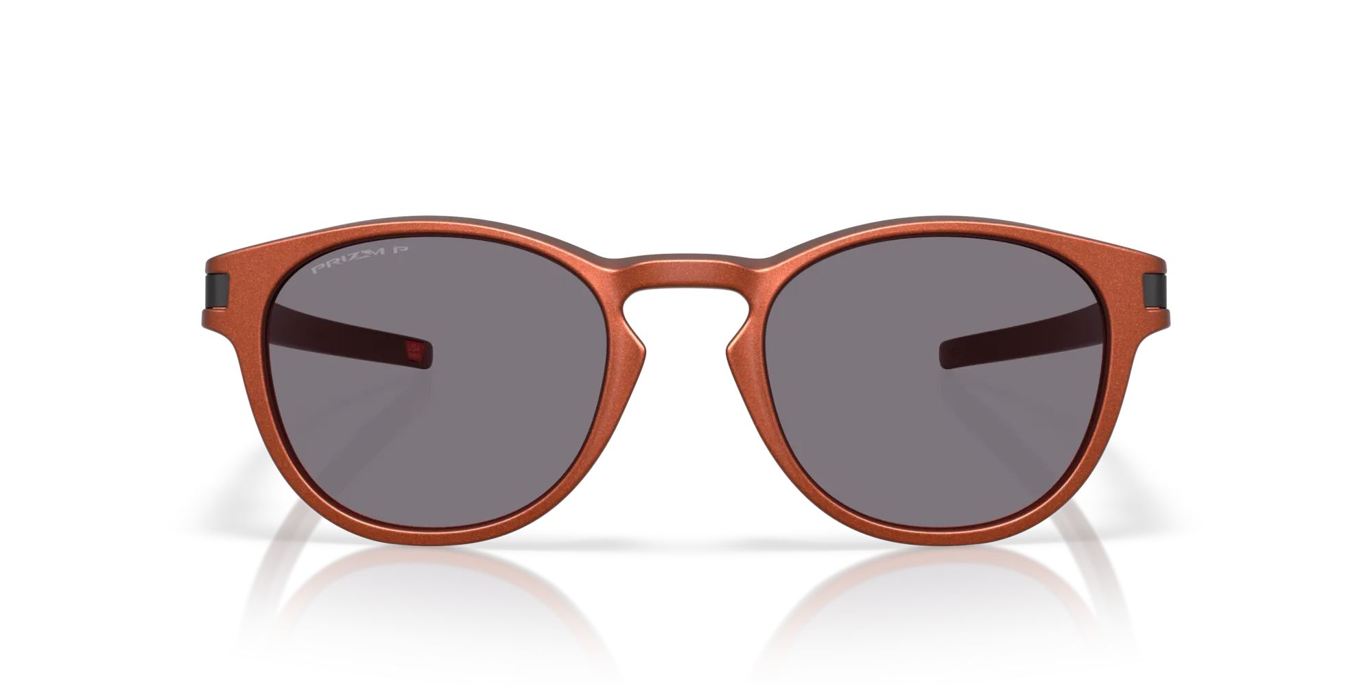 Oakley OO9265 LATCH 926573 Occhiali da sole O_Matter Arancione Grigio Rotonda Polarizzata - immagine 3