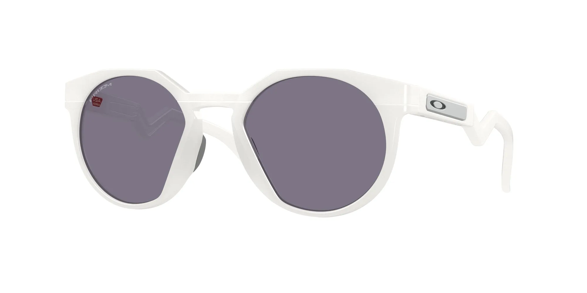 Oakley OO9242 HSTN 924218 Occhiali da sole O_Matter Bianco Grigio Rotonda Normale - immagine 1