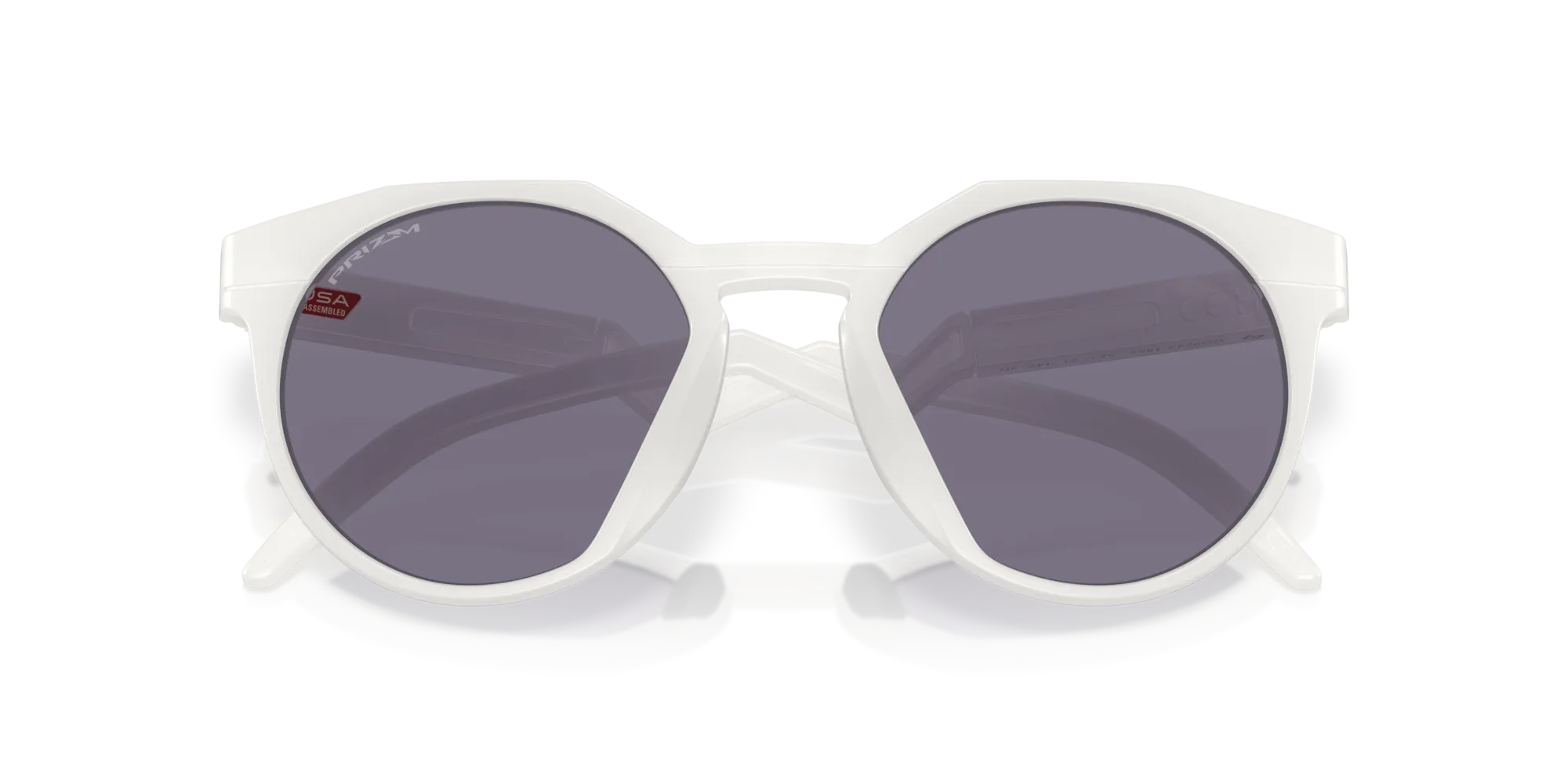 Oakley OO9242 HSTN 924218 Occhiali da sole O_Matter Bianco Grigio Rotonda Normale - immagine 2