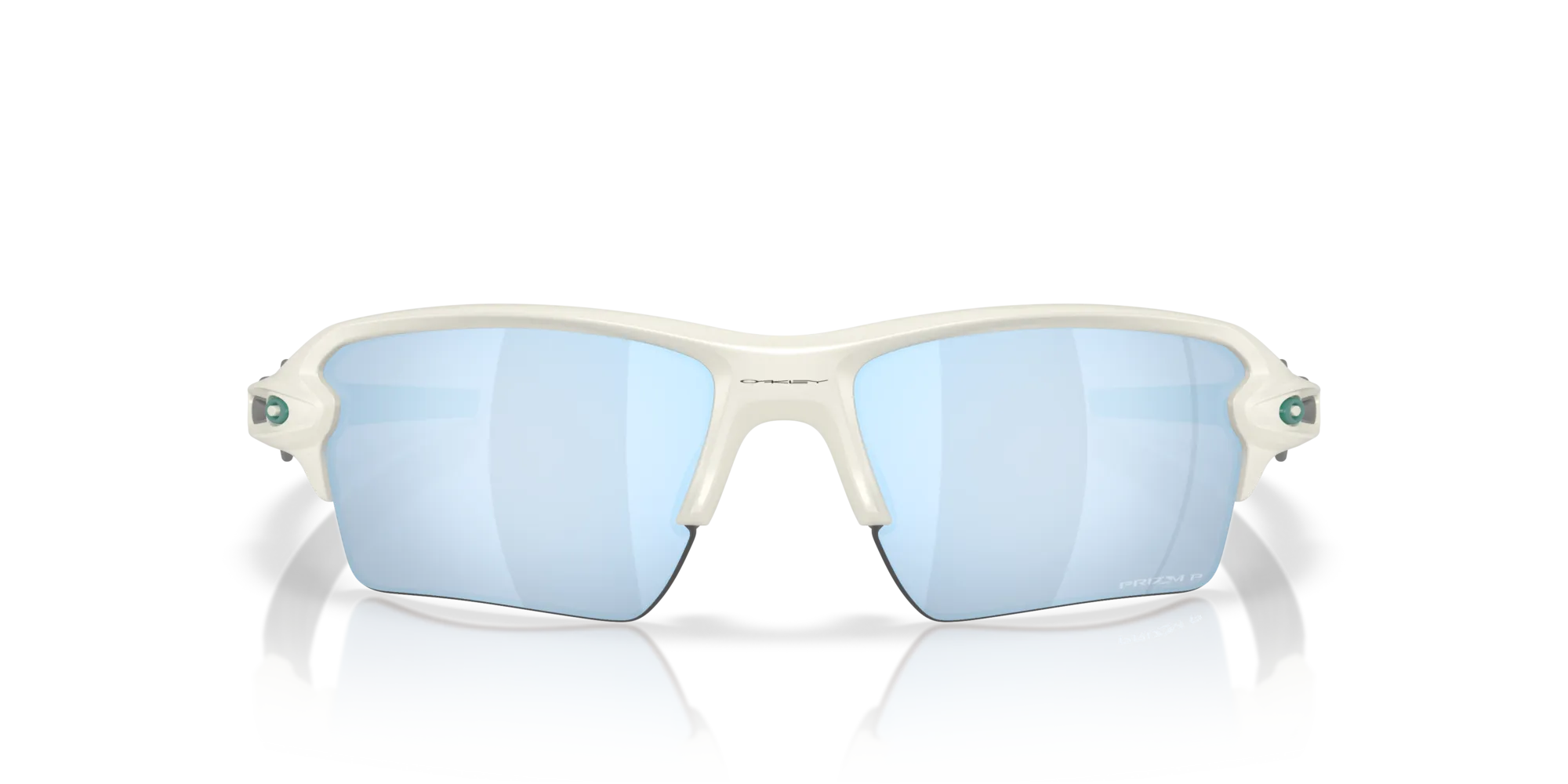 Oakley OO9188 FLAK 2.0 XL 9188K2 Occhiali da sole O_Matter Bianco Blu Squadrata Polarizzata - immagine 3