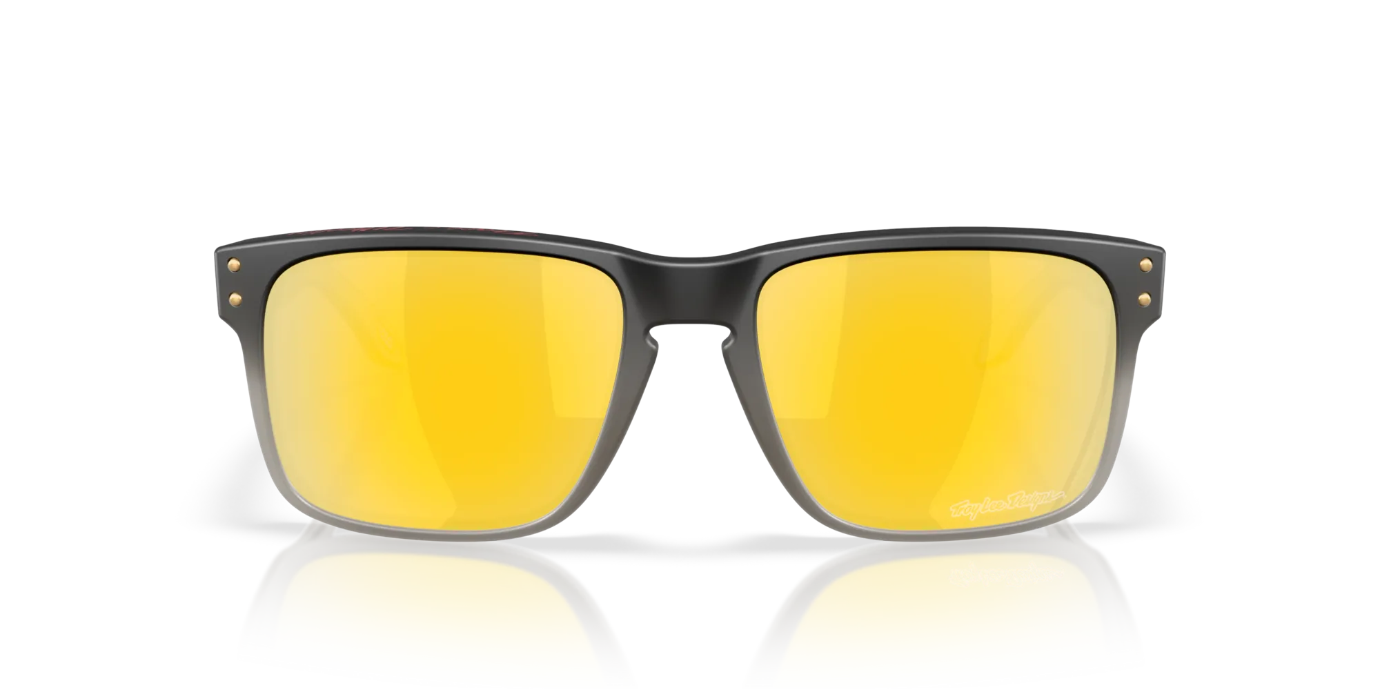 Oakley OO9102 HOLBROOK 9102AH Occhiali da sole O_Matter Nero Oro Squadrata Polarizzata - immagine 3