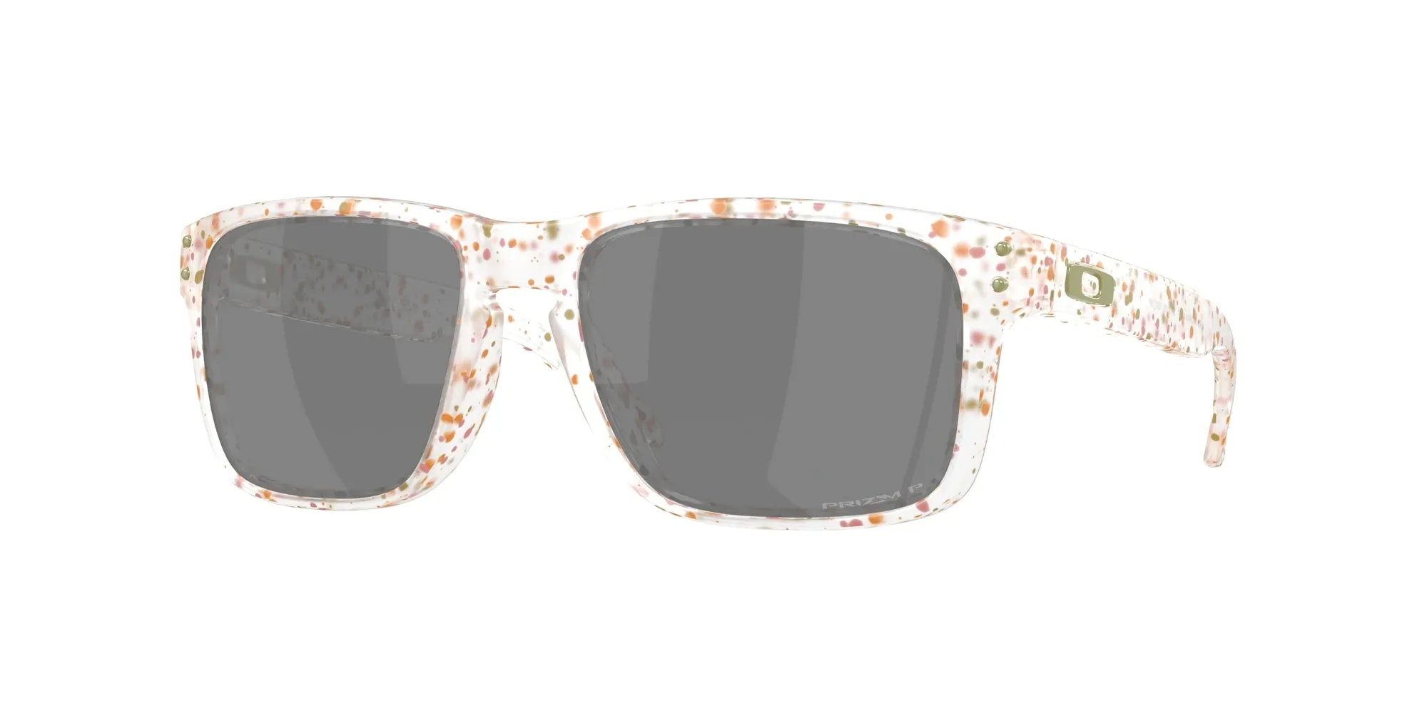 Oakley OO9102 HOLBROOK 9102AG Occhiali da sole O_Matter Trasparente Grigio Squadrata Polarizzata - immagine 1