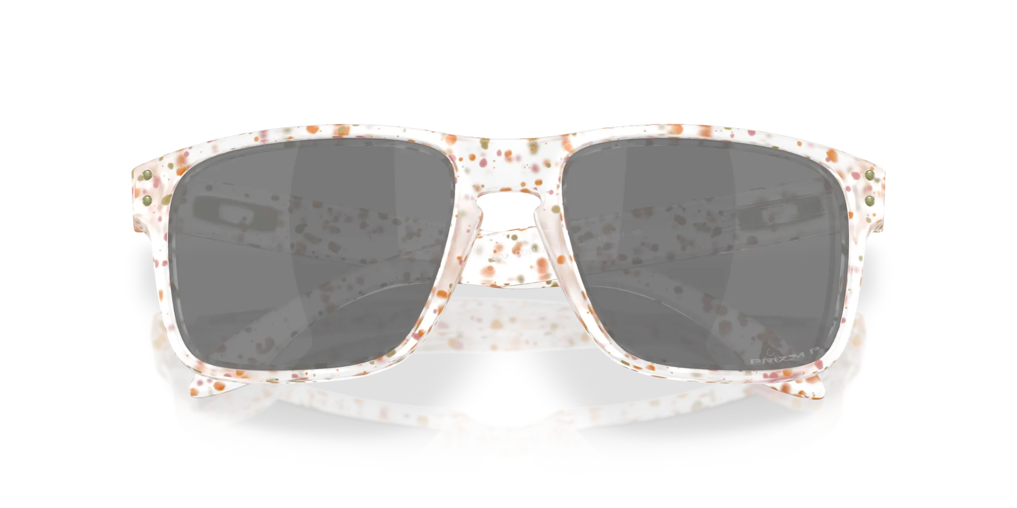 Oakley OO9102 HOLBROOK 9102AG Occhiali da sole O_Matter Trasparente Grigio Squadrata Polarizzata - immagine 2