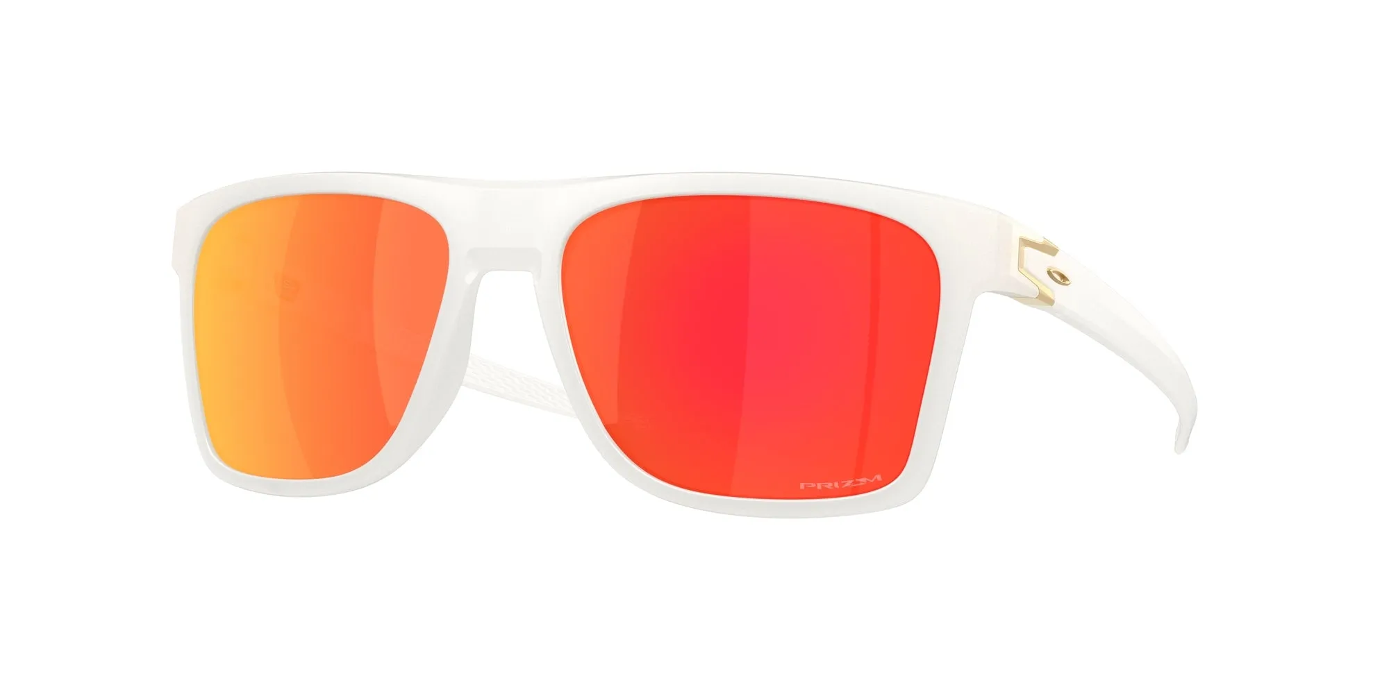 Oakley OO9100 LEFFINGWELL 910020 Occhiali da sole O_Matter Bianco Rosso Squadrata Normale - immagine 1