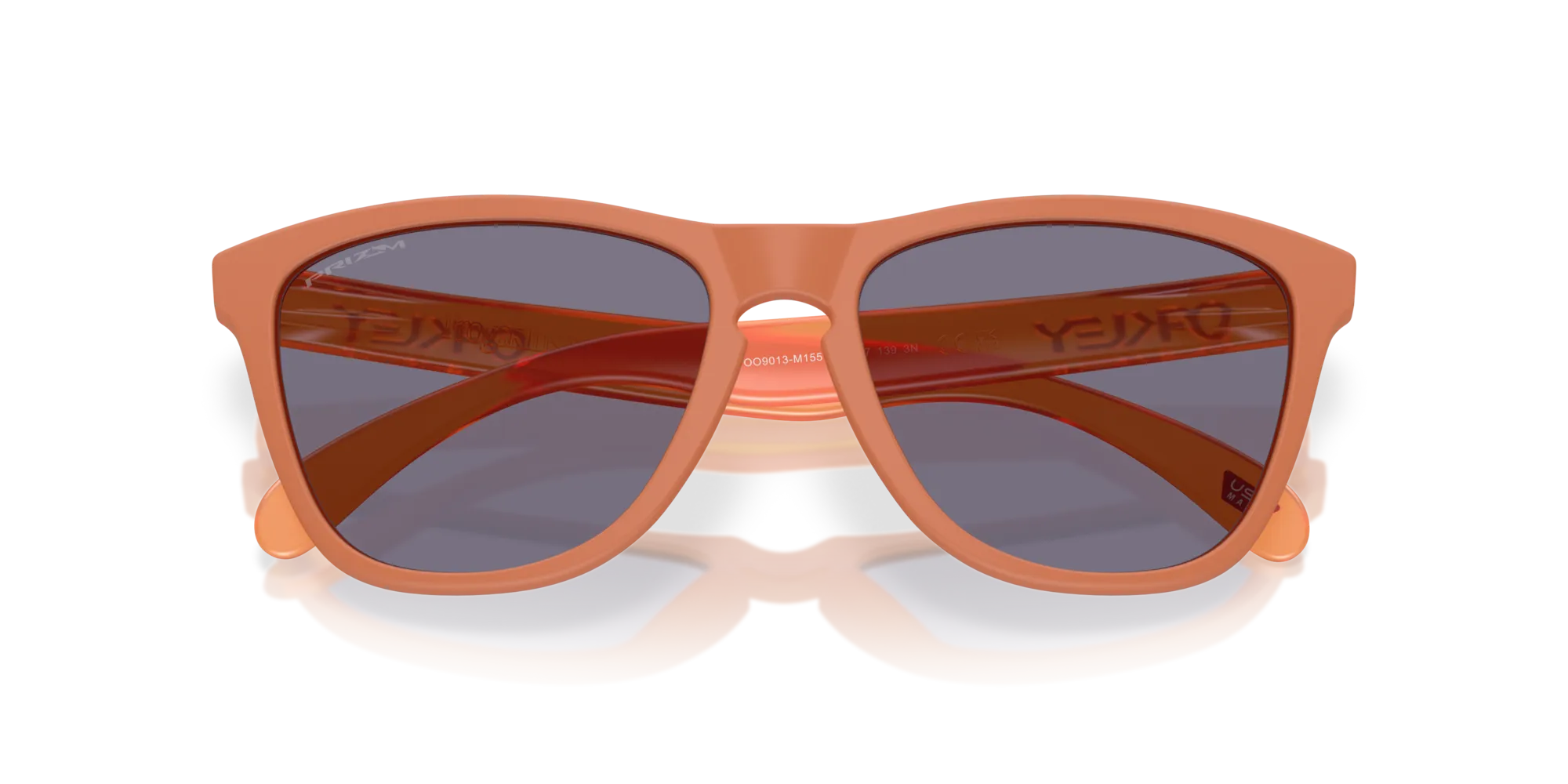 Oakley OO9013 FROGSKINS 9013M1 Occhiali da sole O_Matter Marrone Grigio Squadrata Normale - immagine 2