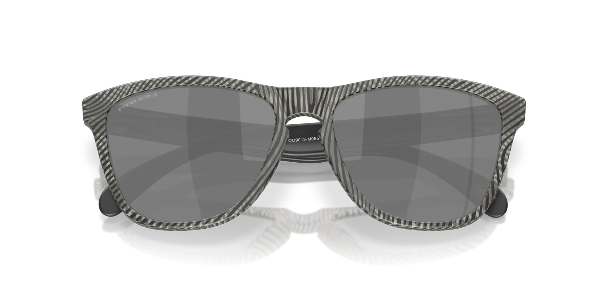 Oakley OO9013 FROGSKINS 9013M0 Occhiali da sole O_Matter Nero Grigio Squadrata Normale - immagine 2