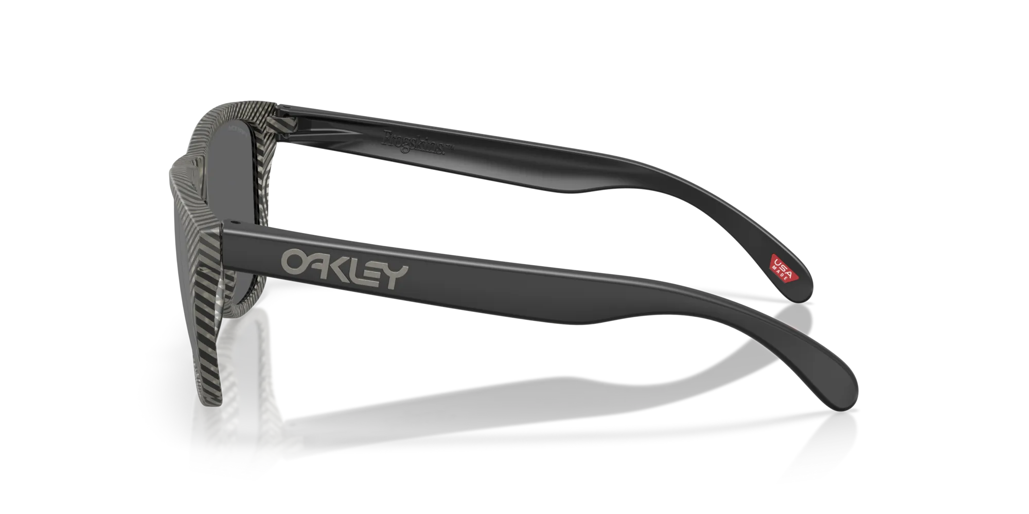 Oakley OO9013 FROGSKINS 9013M0 Occhiali da sole O_Matter Nero Grigio Squadrata Normale - immagine 4