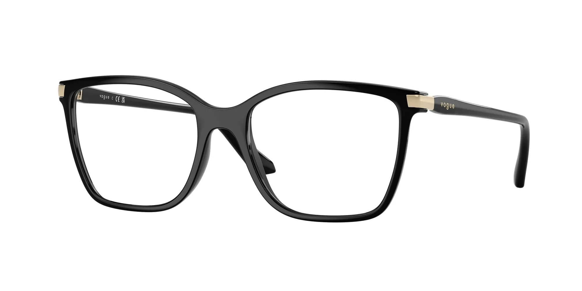 VOGUE EYEWEAR VO5654 W44 Montature da vista Nylon Nero Squadrata Normale - immagine 1