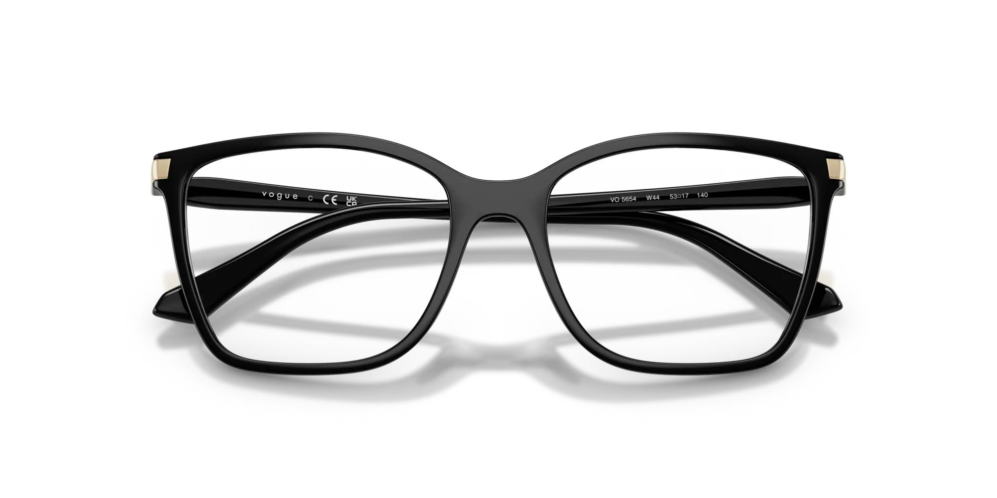 VOGUE EYEWEAR VO5654 W44 Montature da vista Nylon Nero Squadrata Normale - immagine 2