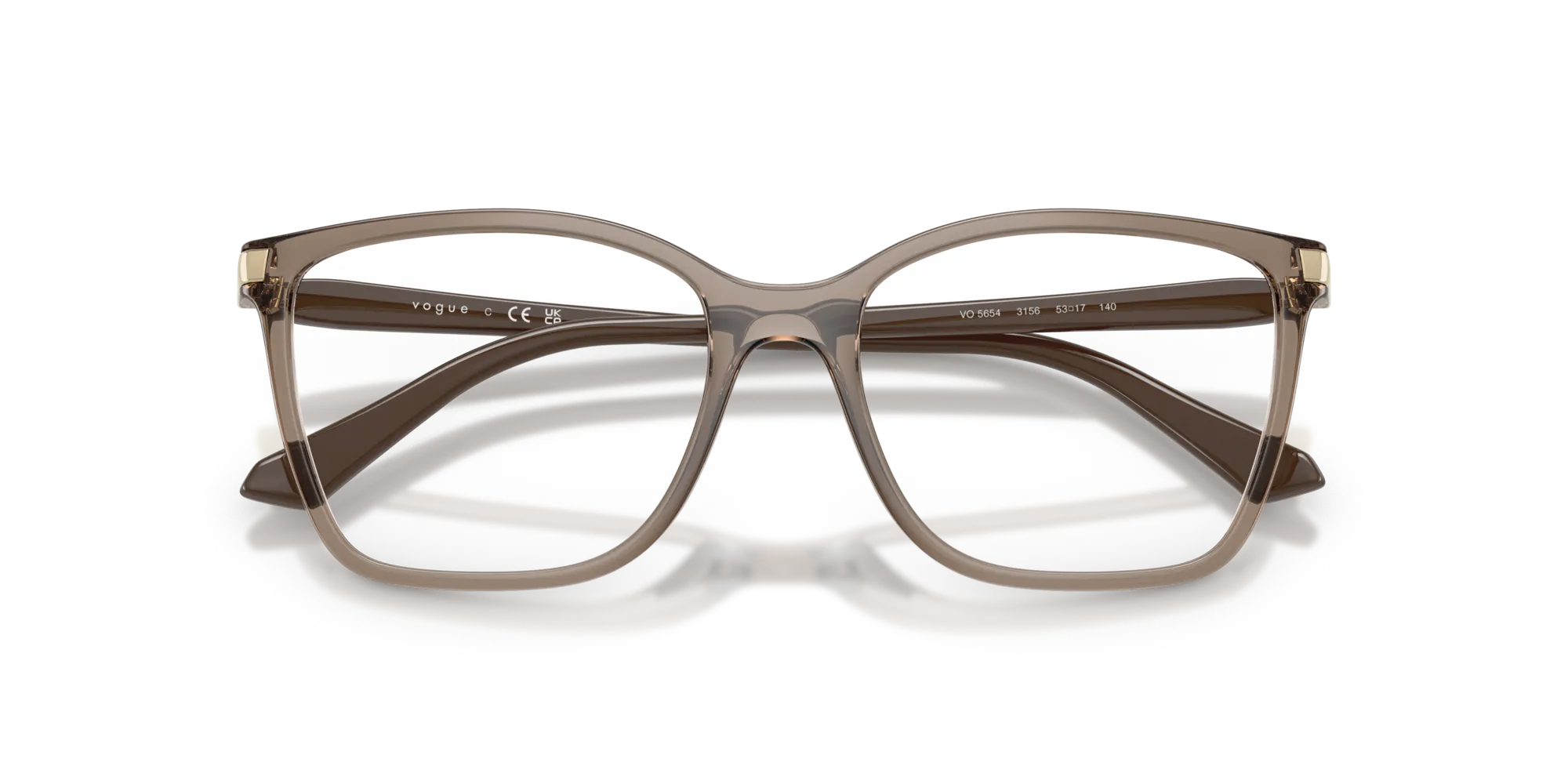 VOGUE EYEWEAR VO5654 3156 Montature da vista Nylon Marrone Squadrata Normale - immagine 2