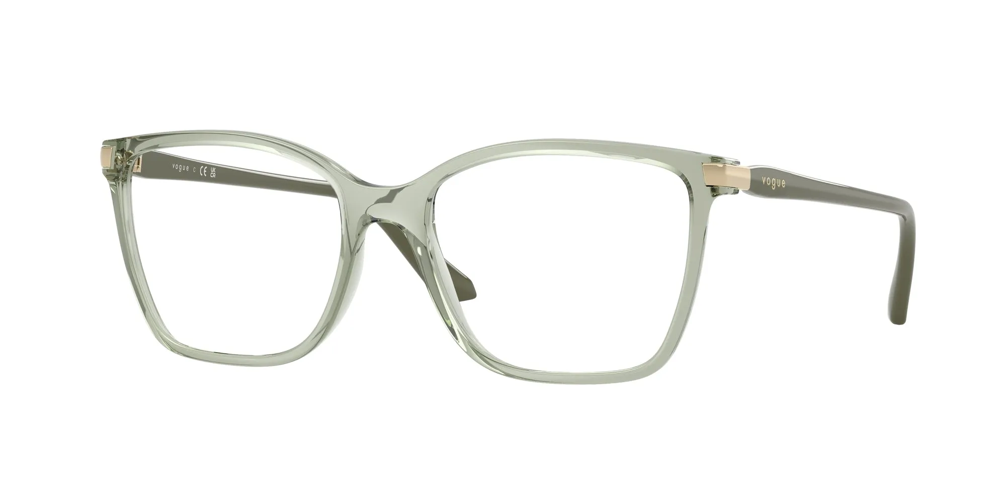 VOGUE EYEWEAR VO5654 3022 Montature da vista Nylon Verde Squadrata Normale - immagine 1