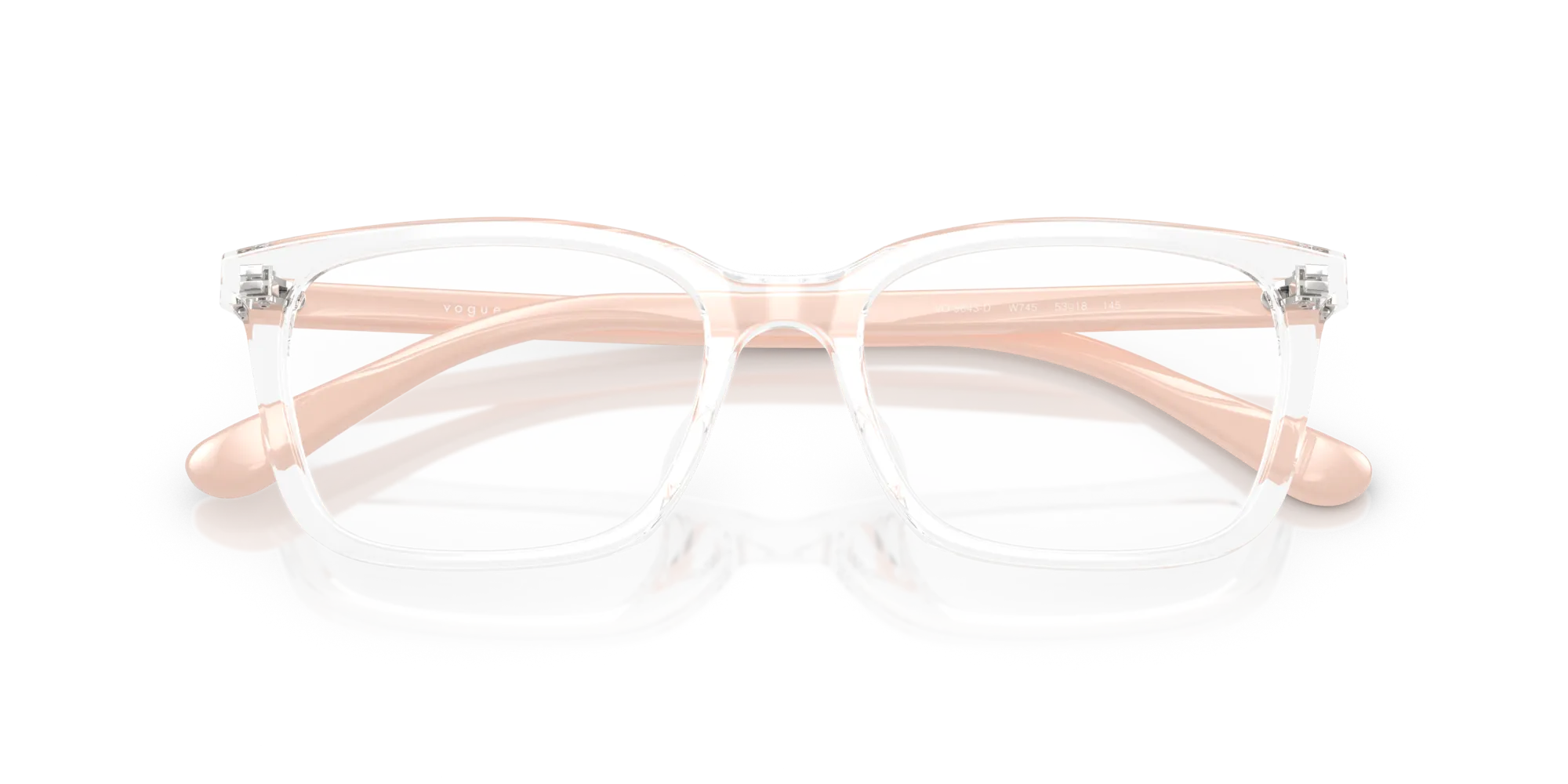 VOGUE EYEWEAR VO5643D W745 Montature da vista Acetato Trasparente Pillow Normale - immagine 2