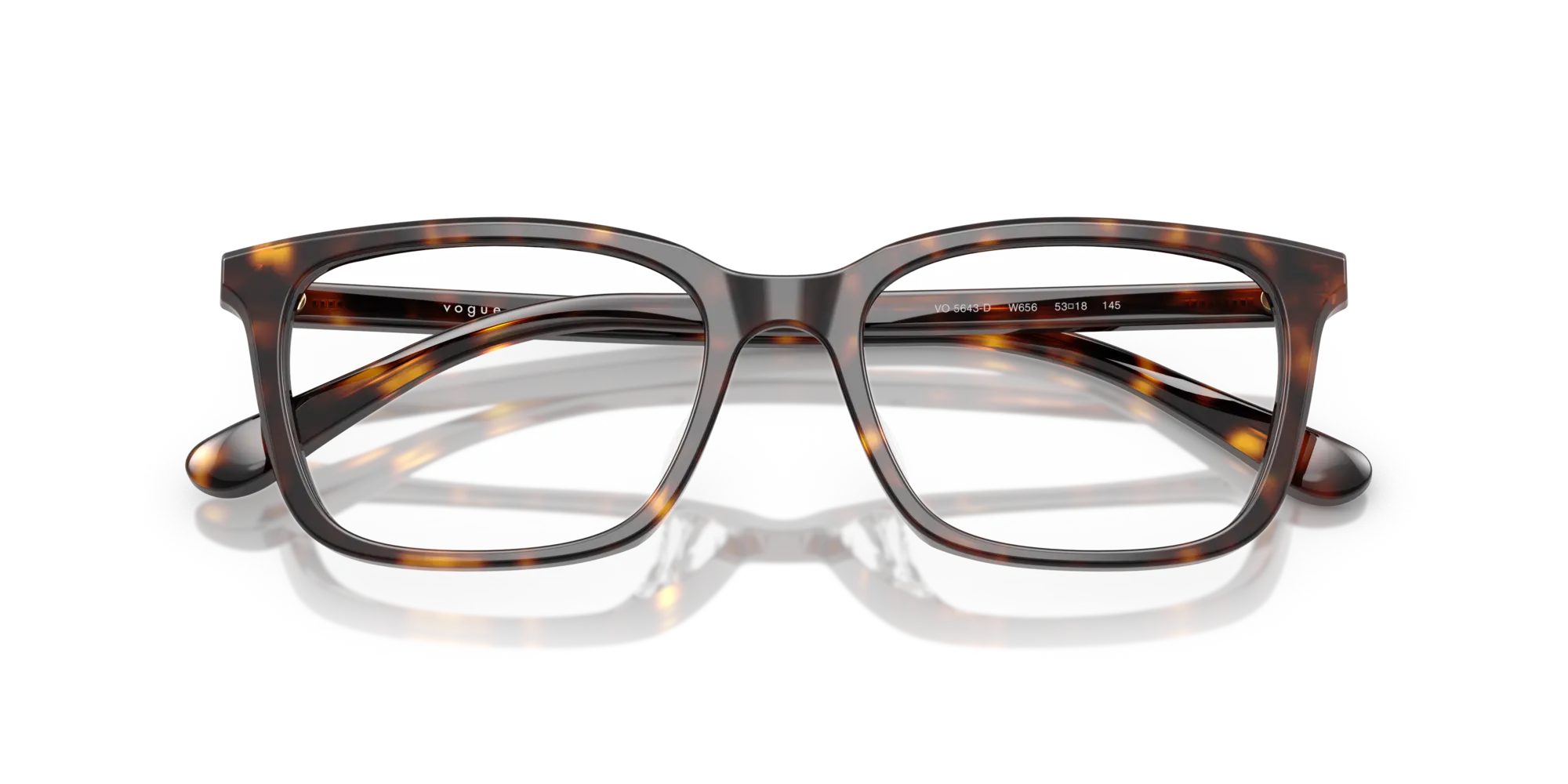 VOGUE EYEWEAR VO5643D W656 Montature da vista Acetato Marrone Pillow Normale - immagine 2