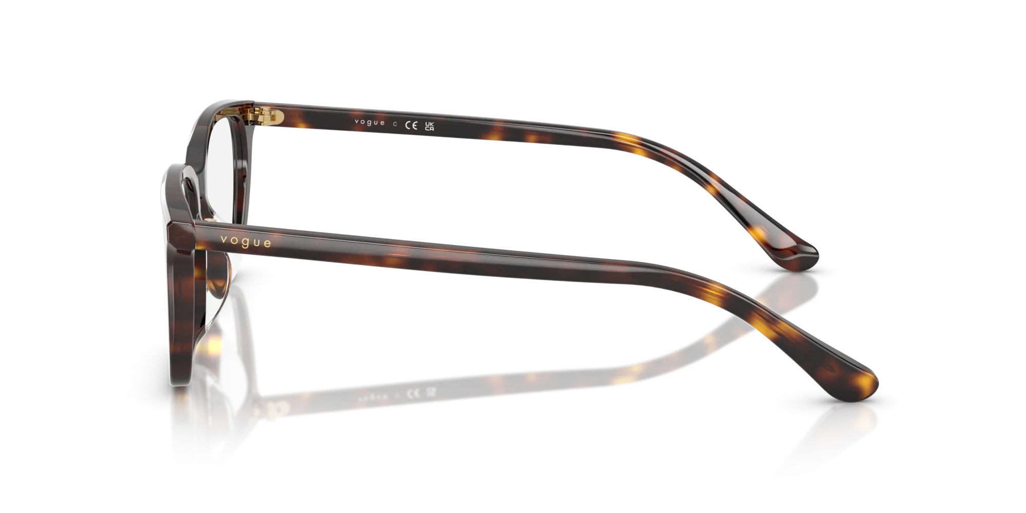 VOGUE EYEWEAR VO5643D W656 Montature da vista Acetato Marrone Pillow Normale - immagine 4