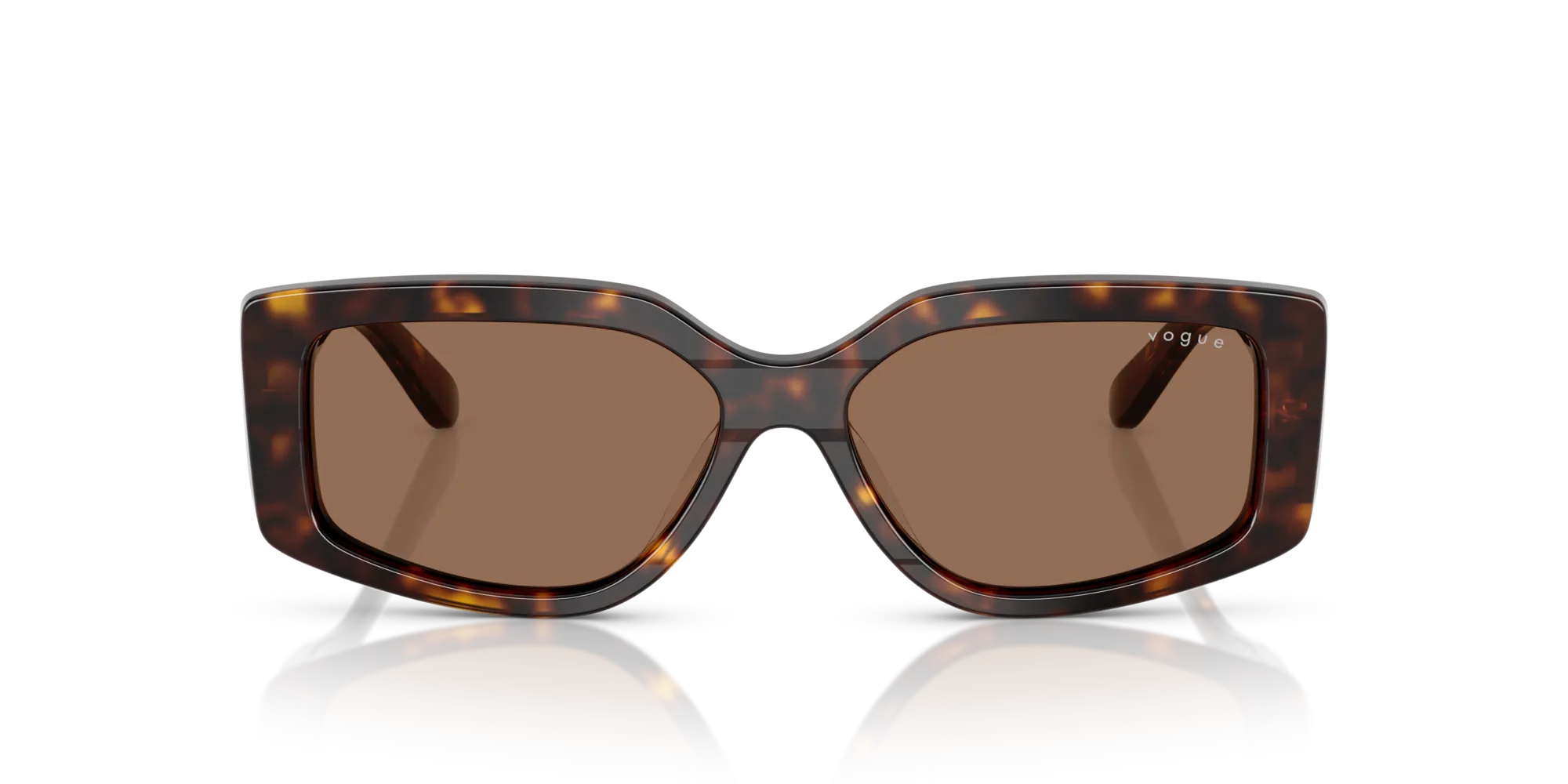 VOGUE EYEWEAR VO5642SU W65673 Occhiali da sole Acetato Marrone Marrone Squadrata Normale - immagine 3