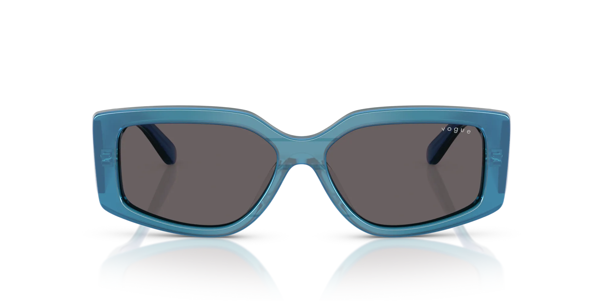 VOGUE EYEWEAR VO5642SU 323787 Occhiali da sole Acetato Blu Grigio Squadrata Normale - immagine 3